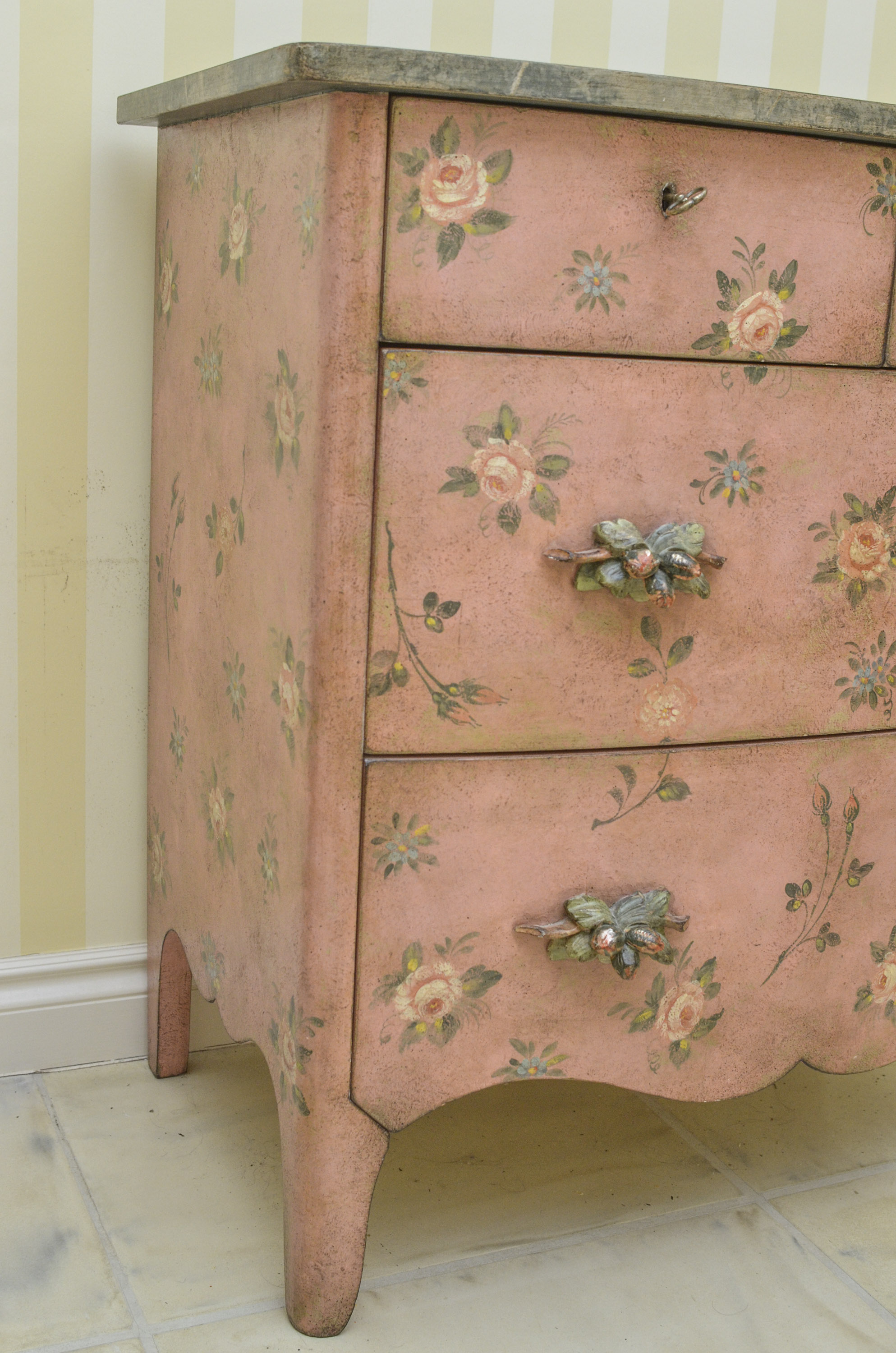Hand Painted Chest of Drawers