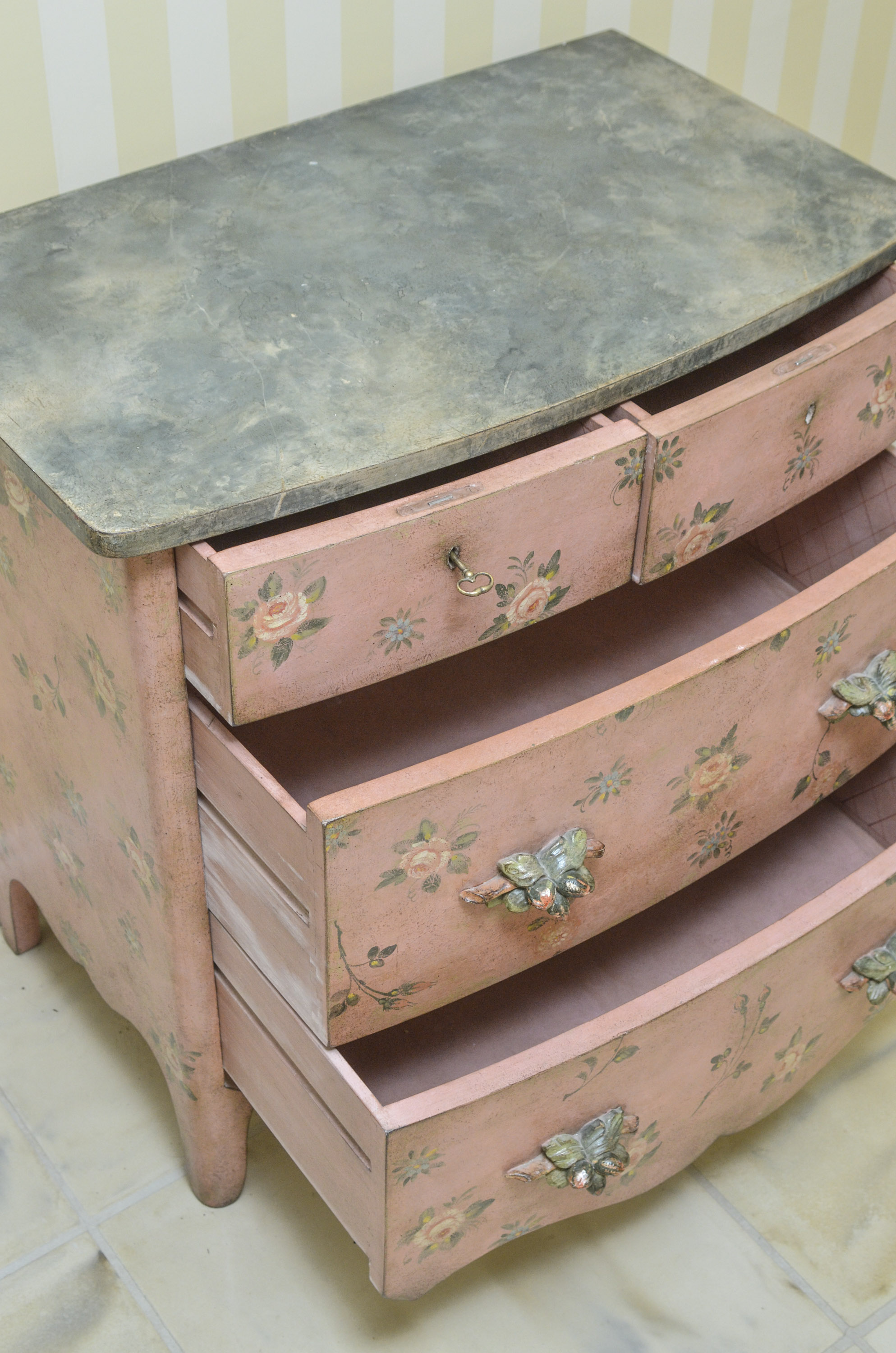 Hand Painted Chest of Drawers