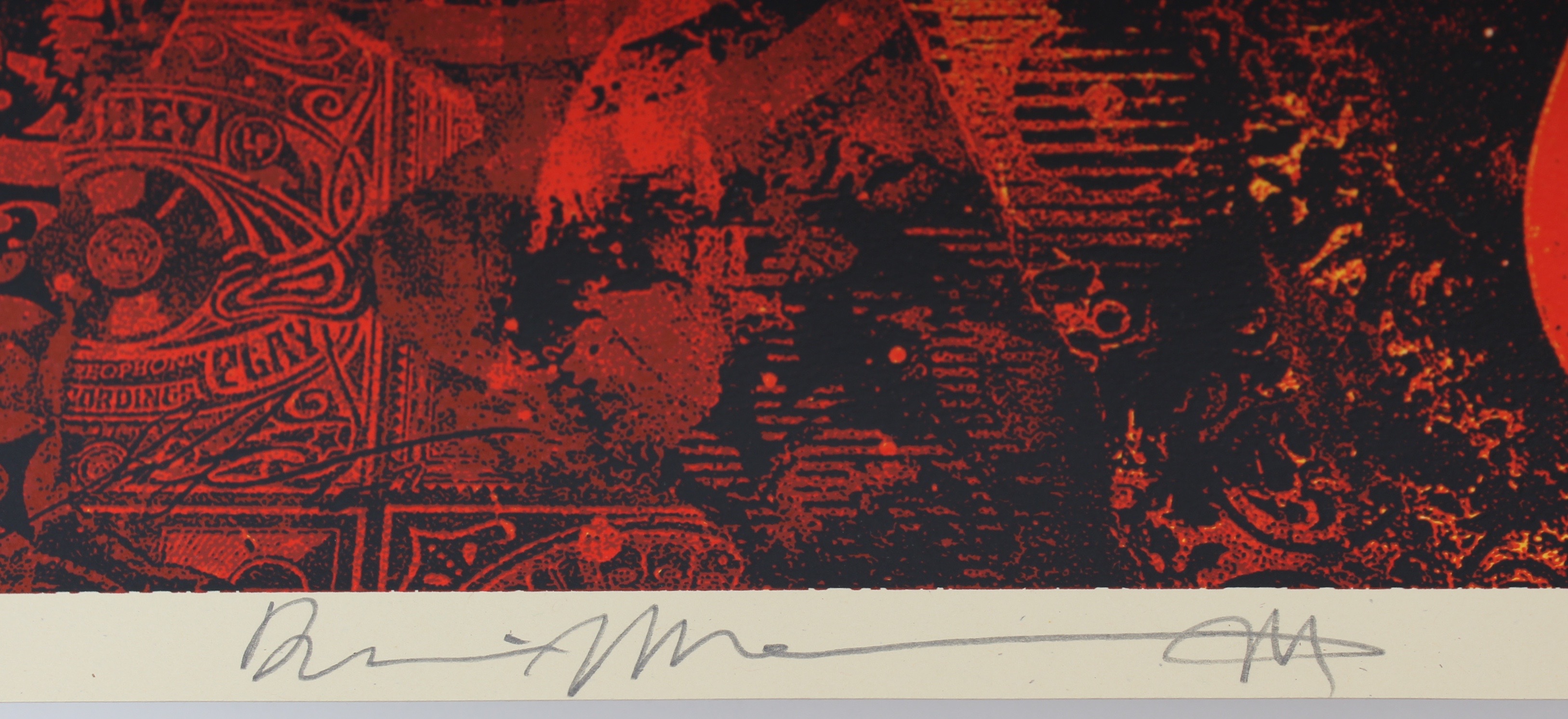 Obey's Shepard Fairey/ Dennis Morris "BOB MARLEY Slave Driver Signed Limited Edition Giclee Print