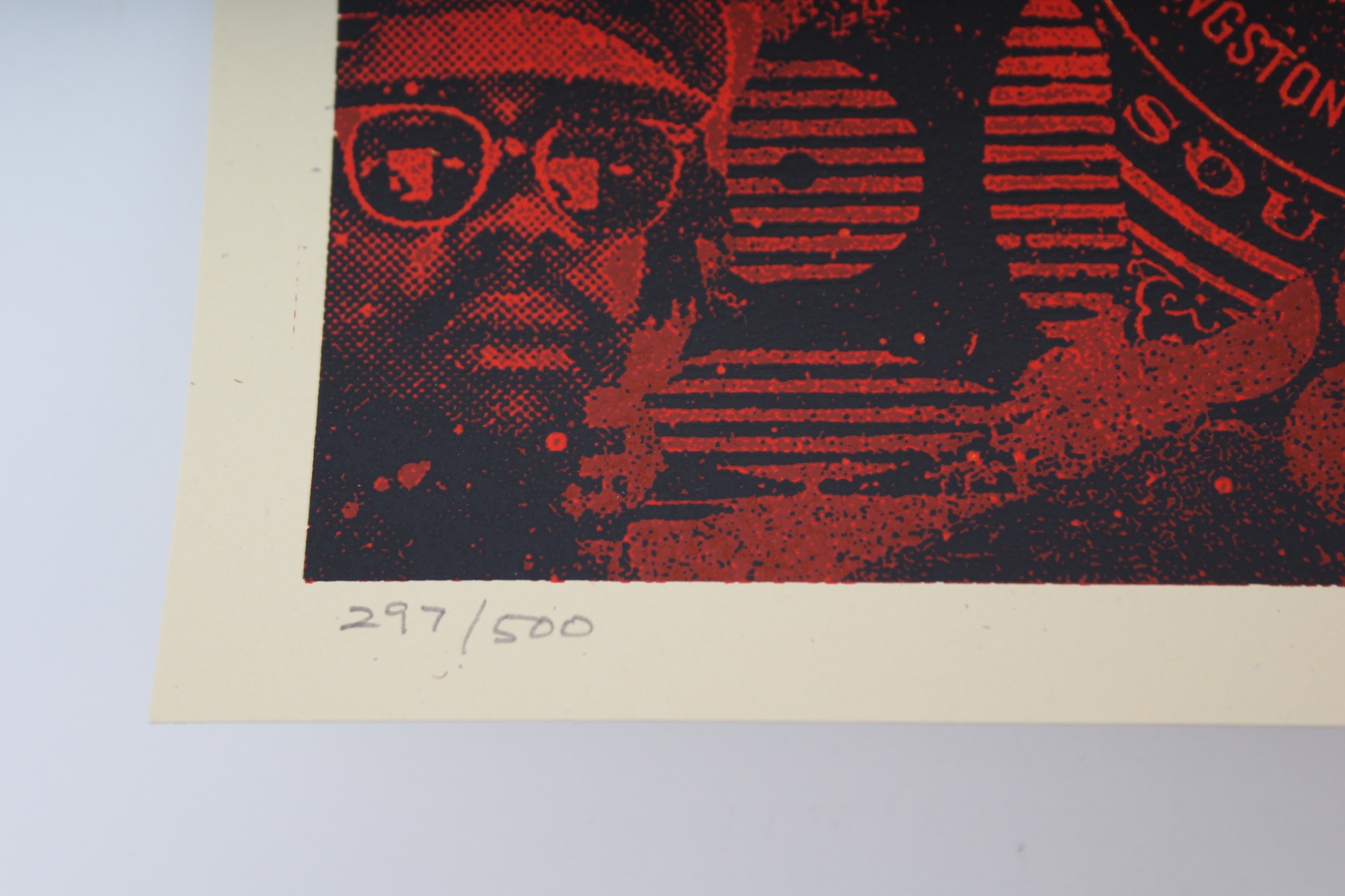 Obey's Shepard Fairey/ Dennis Morris "BOB MARLEY Slave Driver Signed Limited Edition Giclee Print