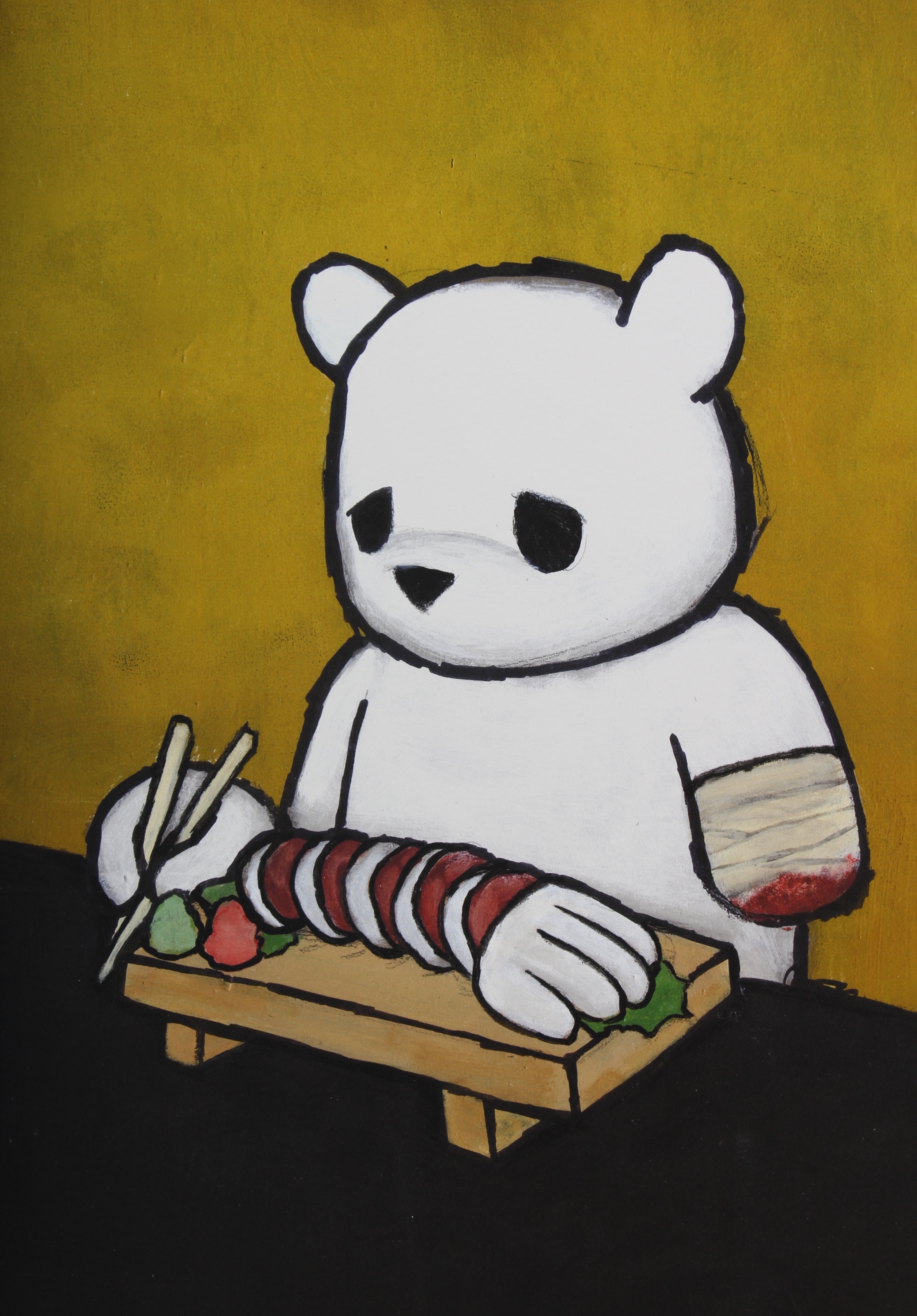 Luke Chueh "Sushi" Signed Limited Edition Giclee Print