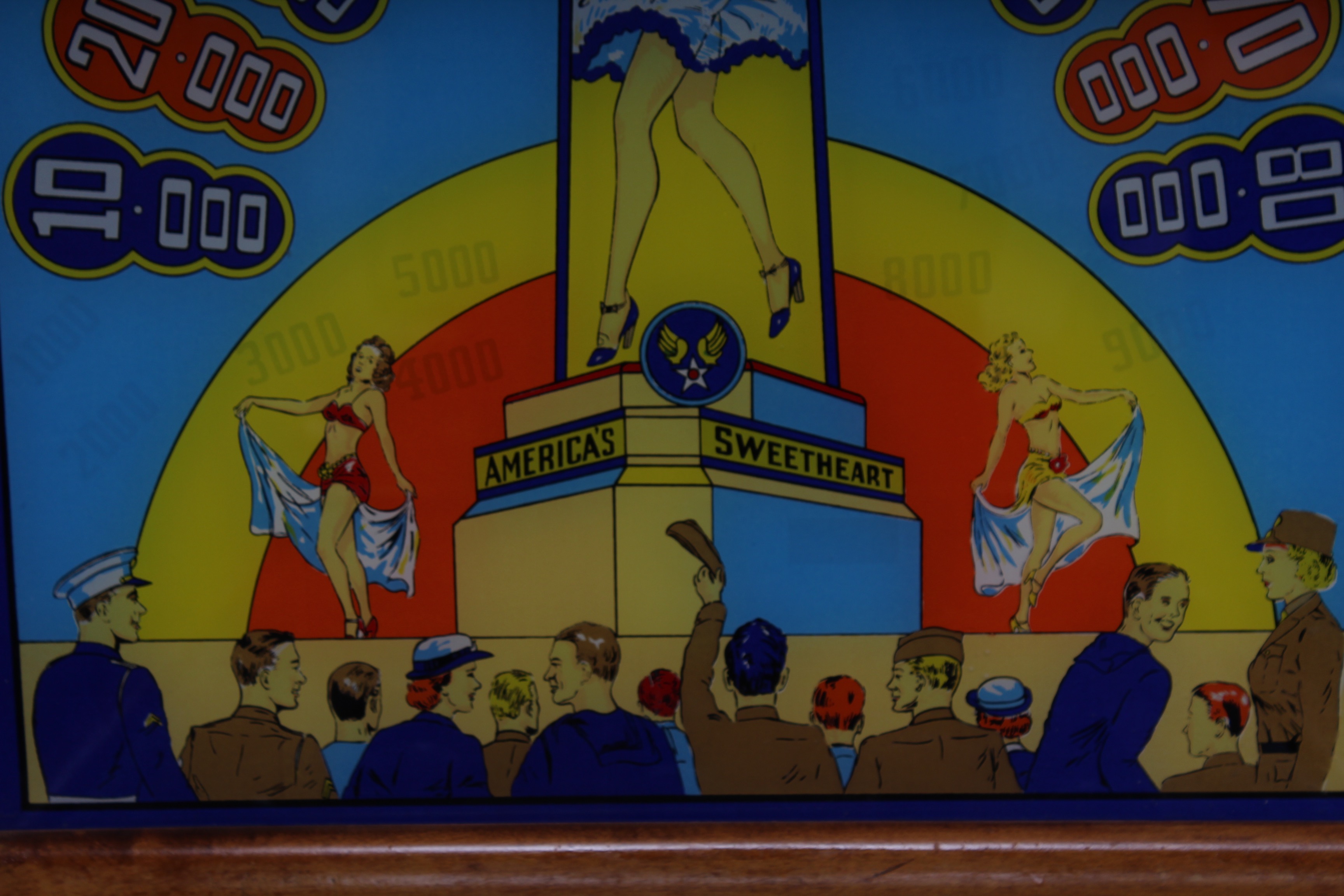 Vintage 1945 Gottleib "Stage Door Canteen" Pinball Machine