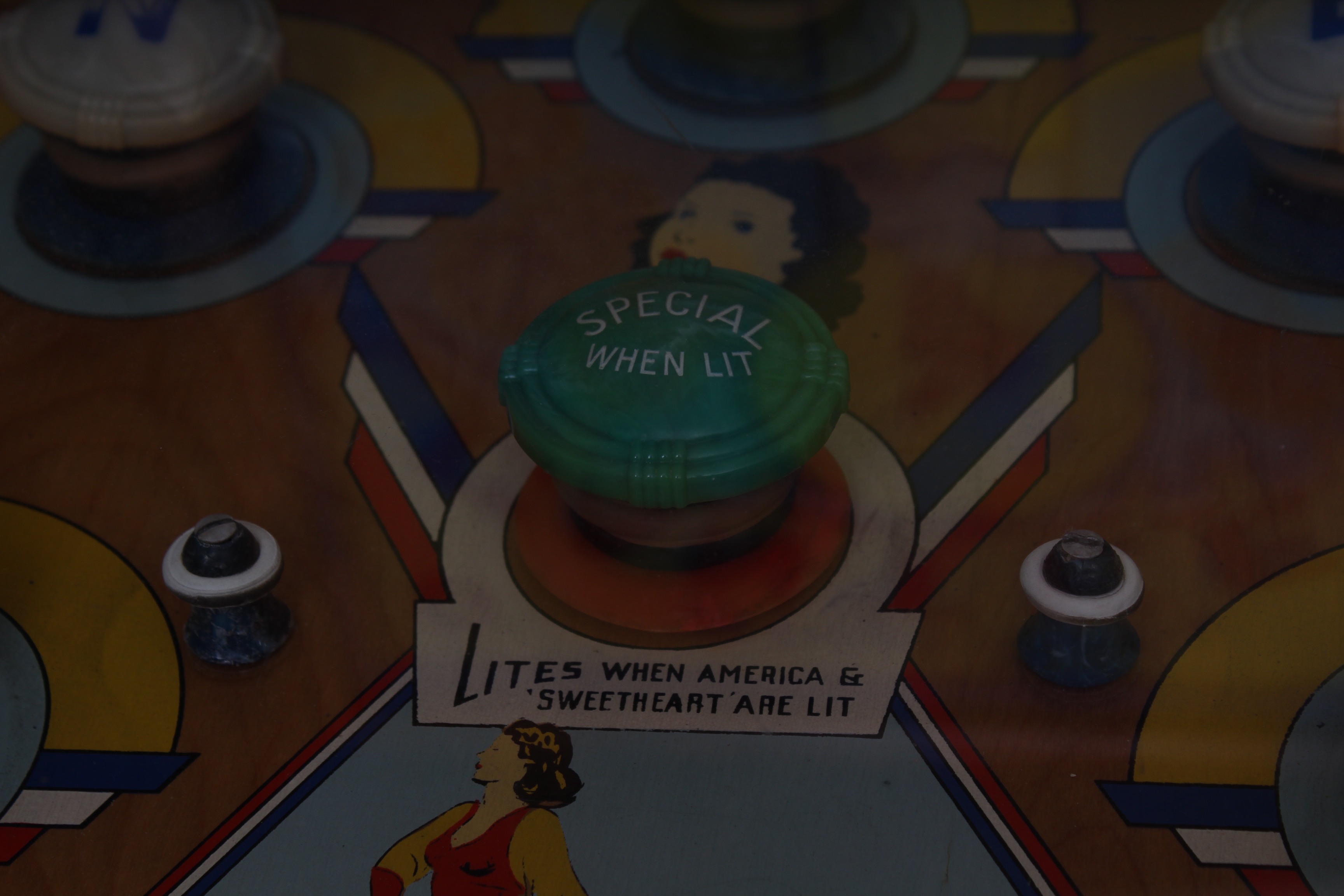 Vintage 1945 Gottleib "Stage Door Canteen" Pinball Machine