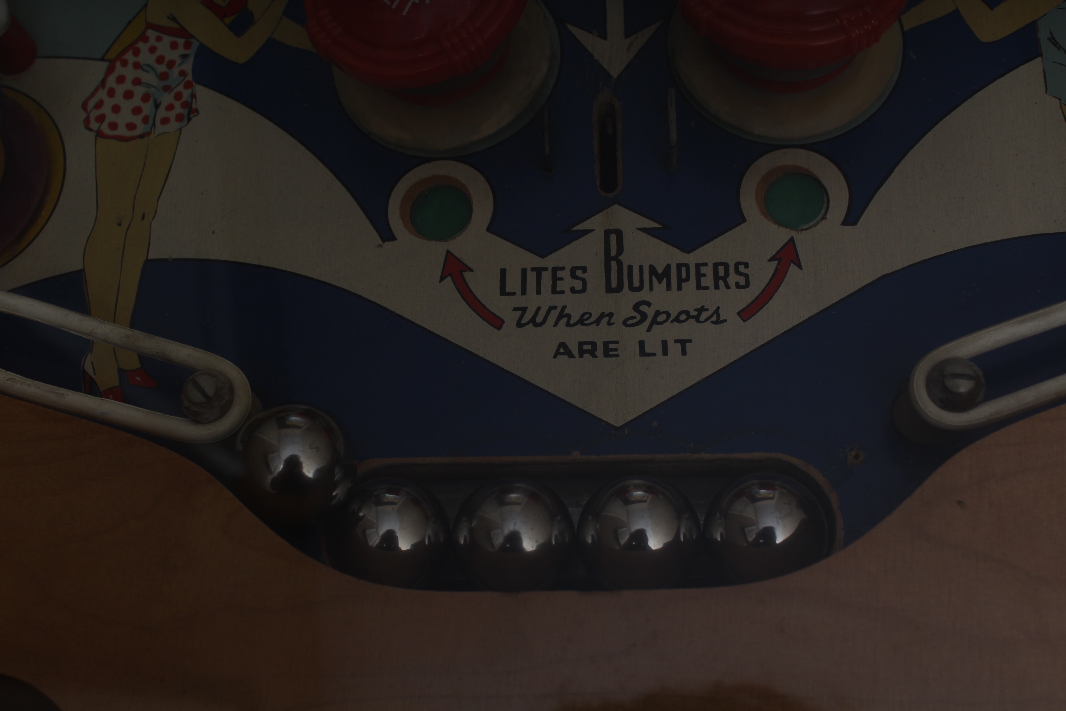 Vintage 1945 Gottleib "Stage Door Canteen" Pinball Machine