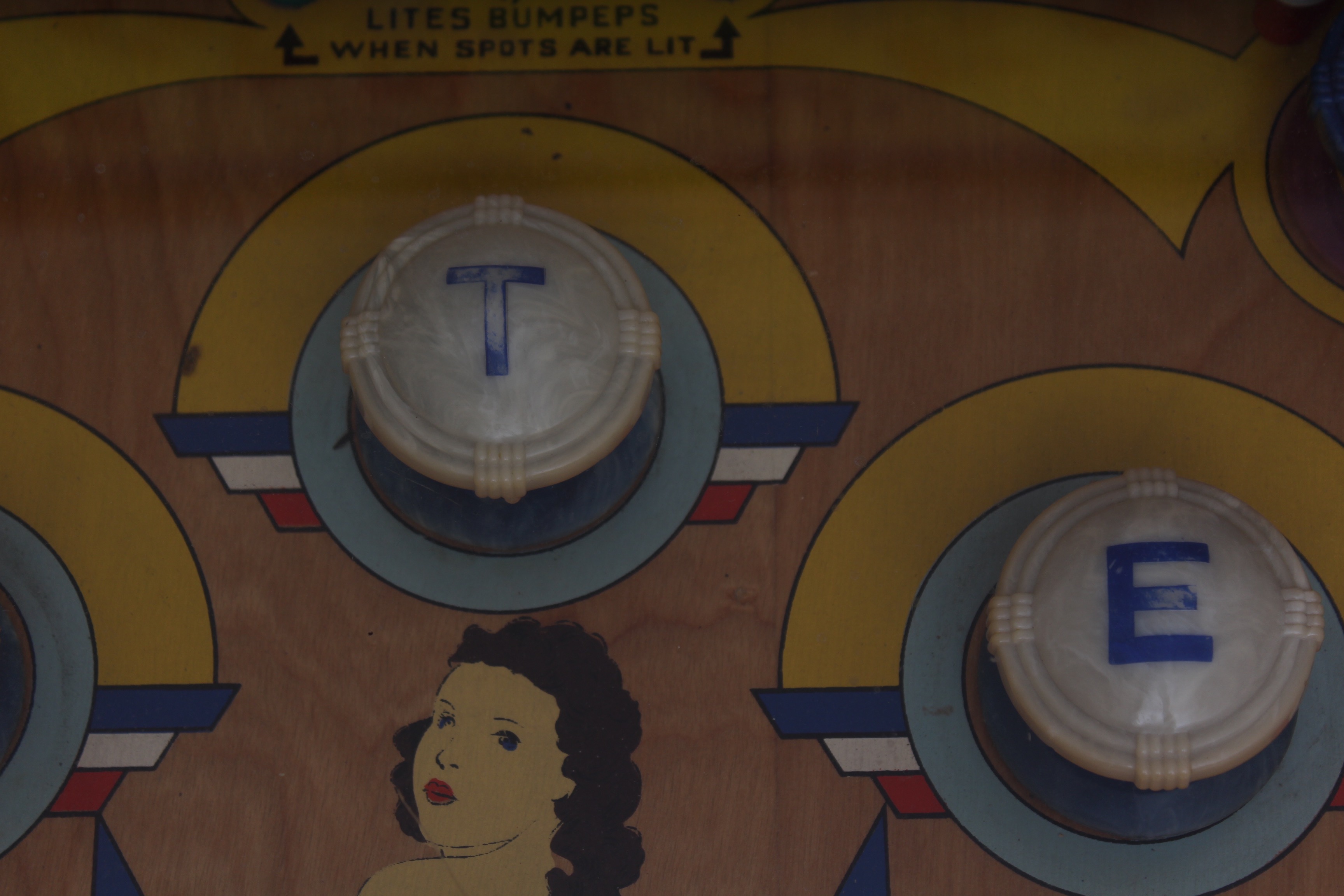 Vintage 1945 Gottleib "Stage Door Canteen" Pinball Machine