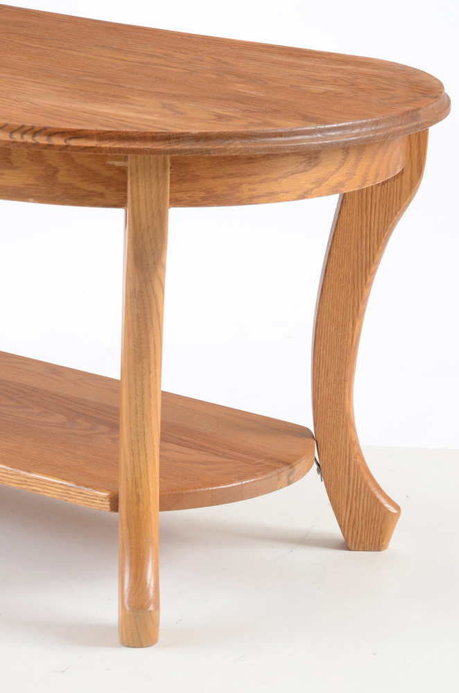 Oak Wood Coffee Table