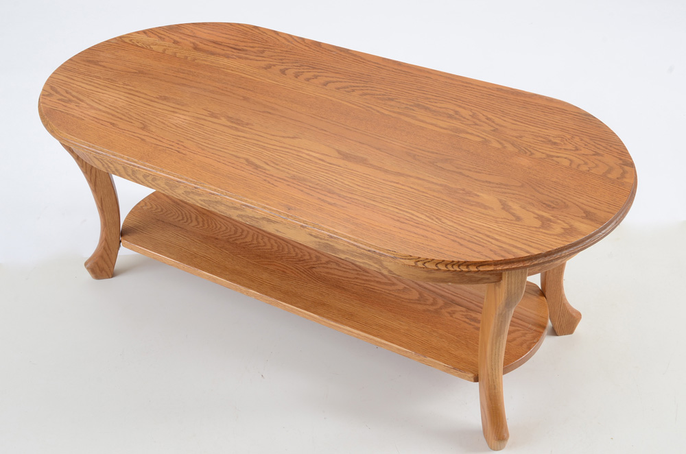 Oak Wood Coffee Table