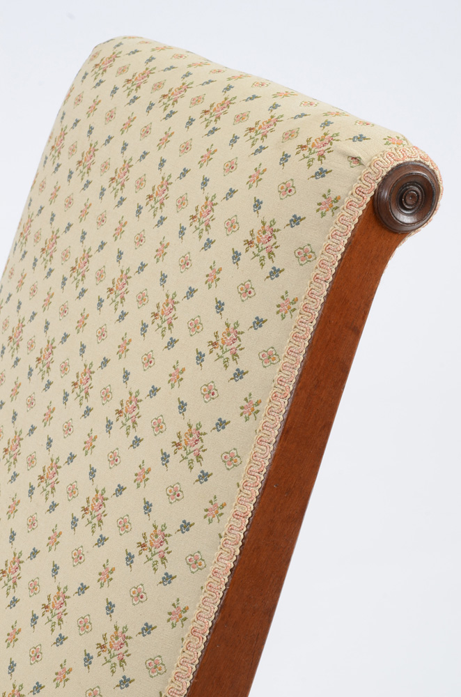 Antique Mahogany Folding Rocking Chair