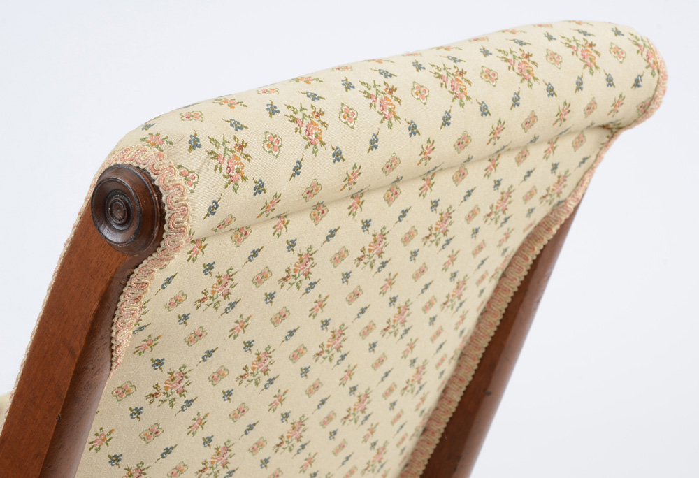 Antique Mahogany Folding Rocking Chair