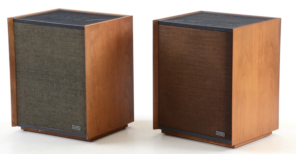 Altec 879A Teak Wood Table Top Floor Speakers