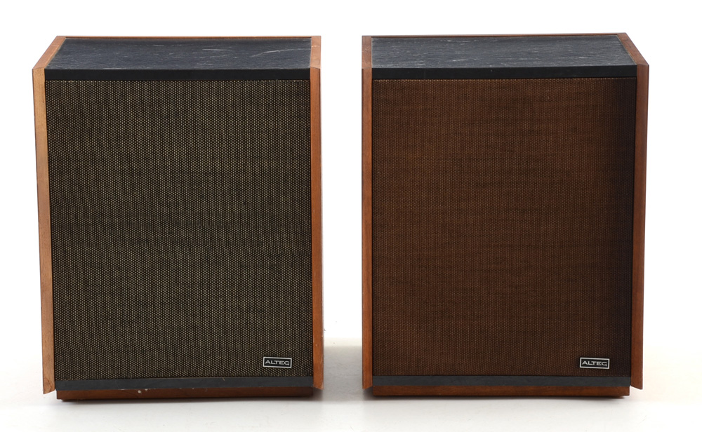 Altec 879A Teak Wood Table Top Floor Speakers