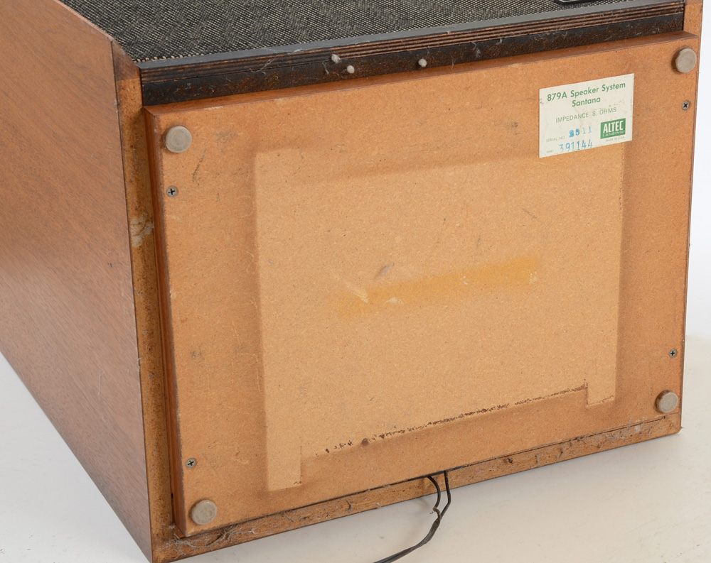 Altec 879A Teak Wood Table Top Floor Speakers