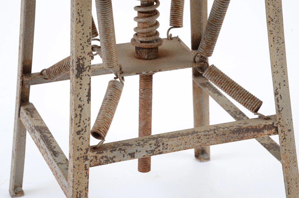 Industrial Style Spring Base Adjustable Height Stools | EBTH