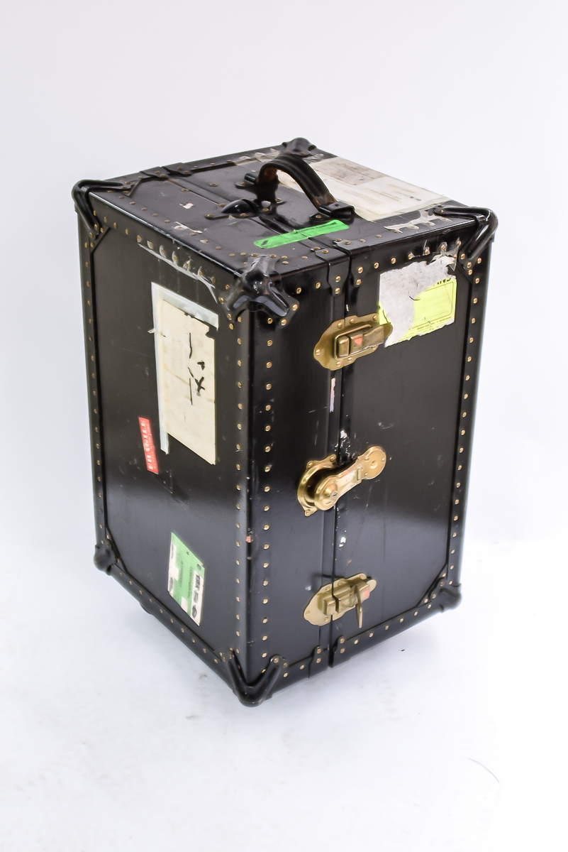 Black Steamer Trunk
