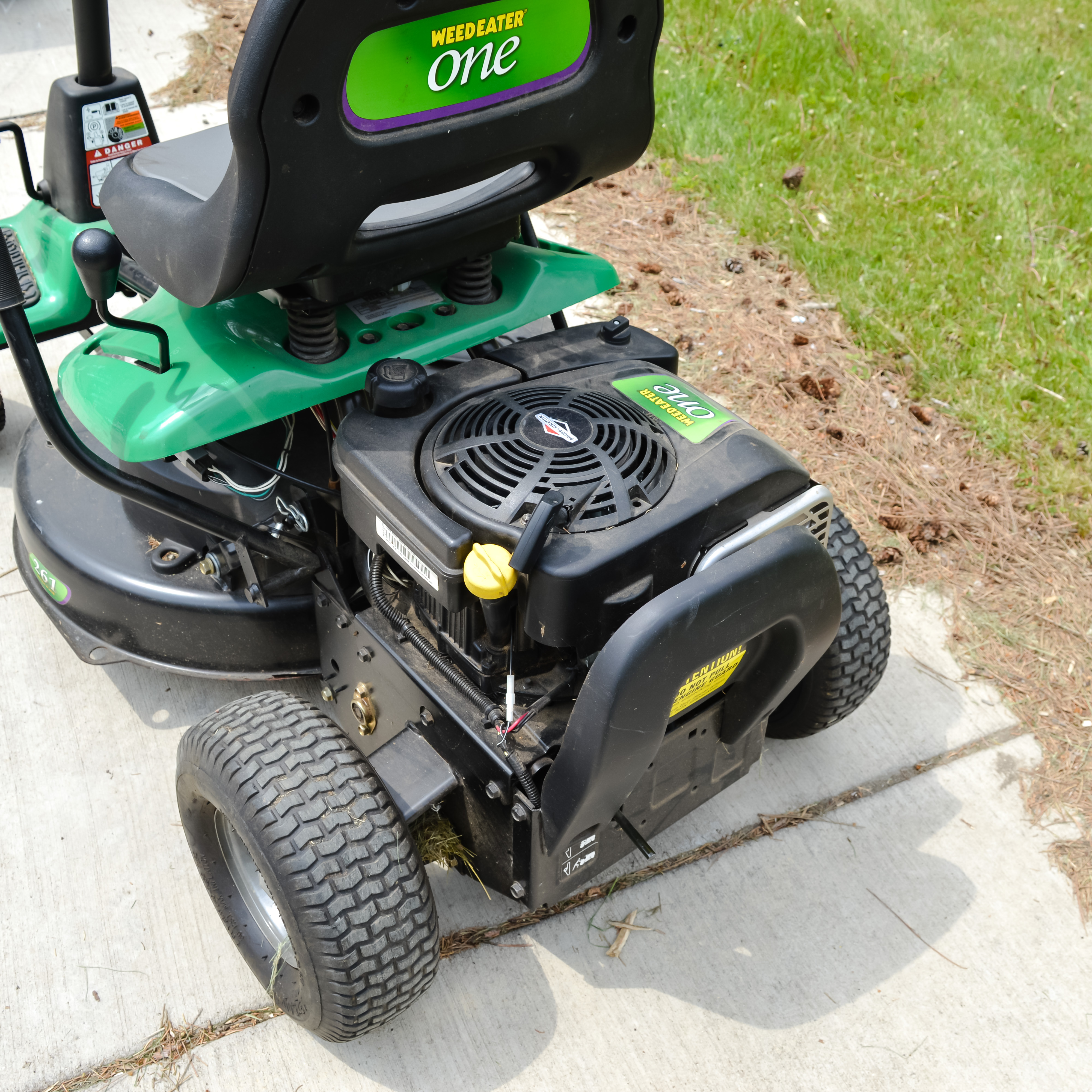 Weedeater One Riding Lawn Mower
