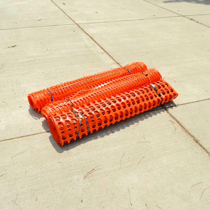 Orange Safety Fencing