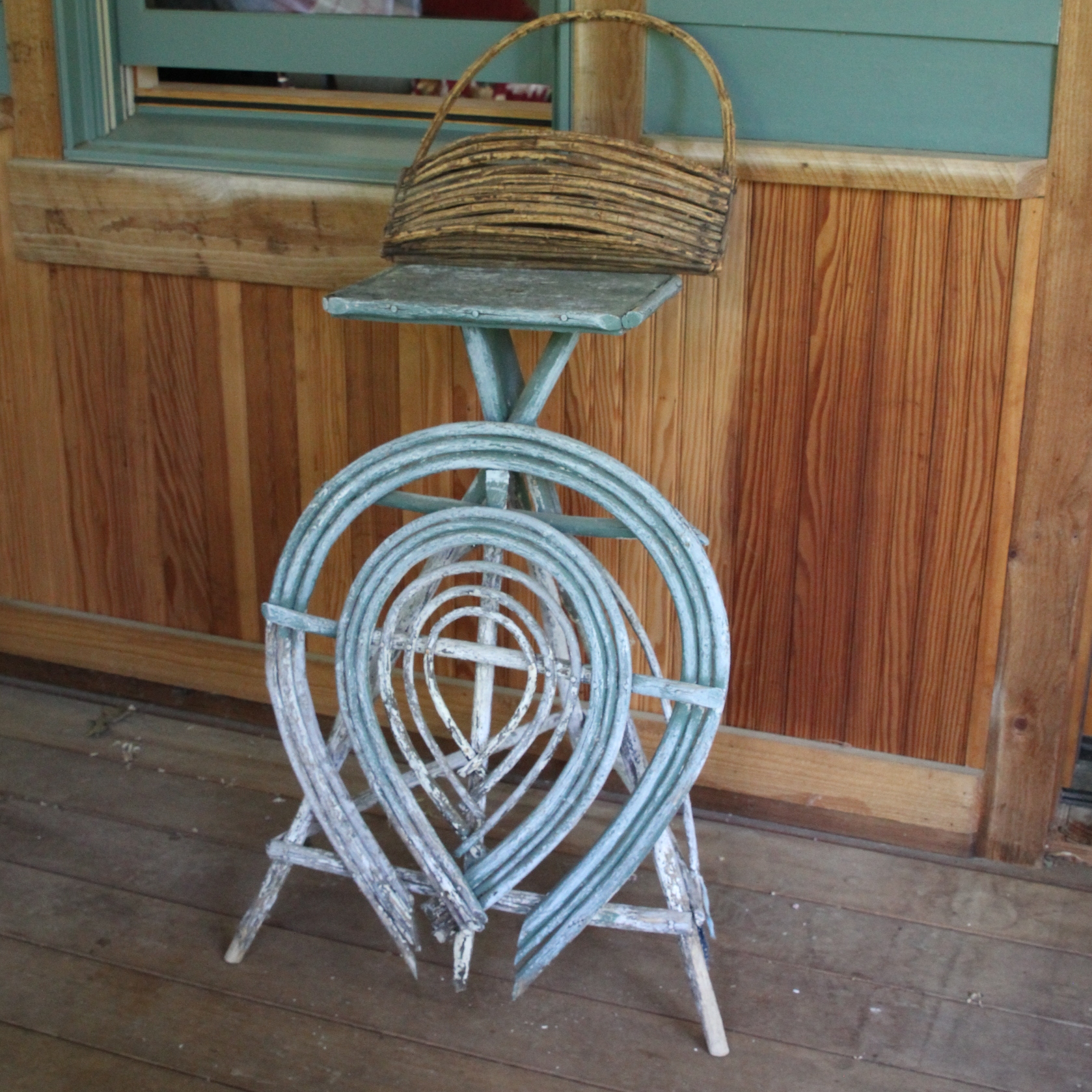 Reclaimed Wood Plant Stand
