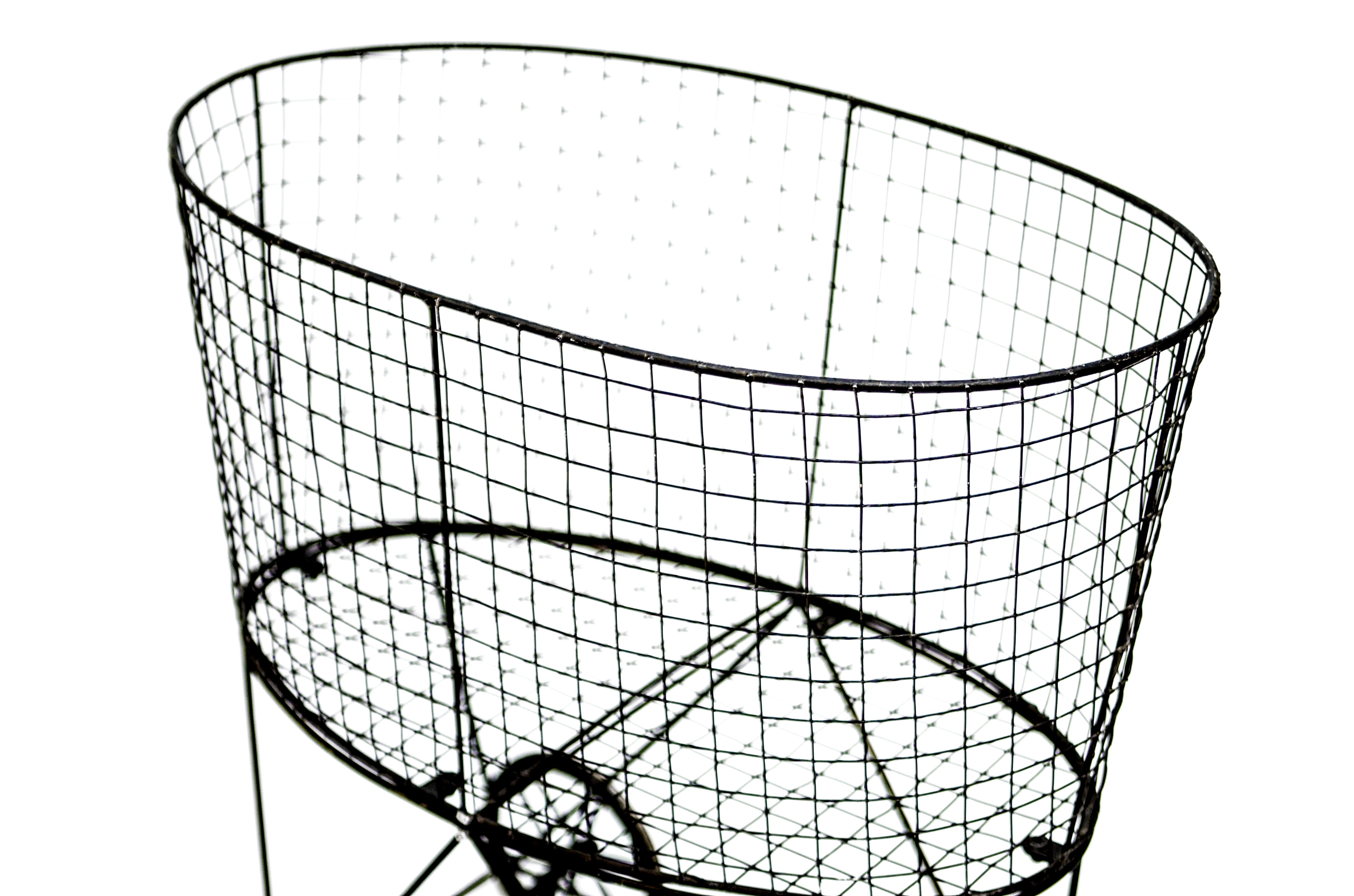 Pair of Metal Rolling Baskets