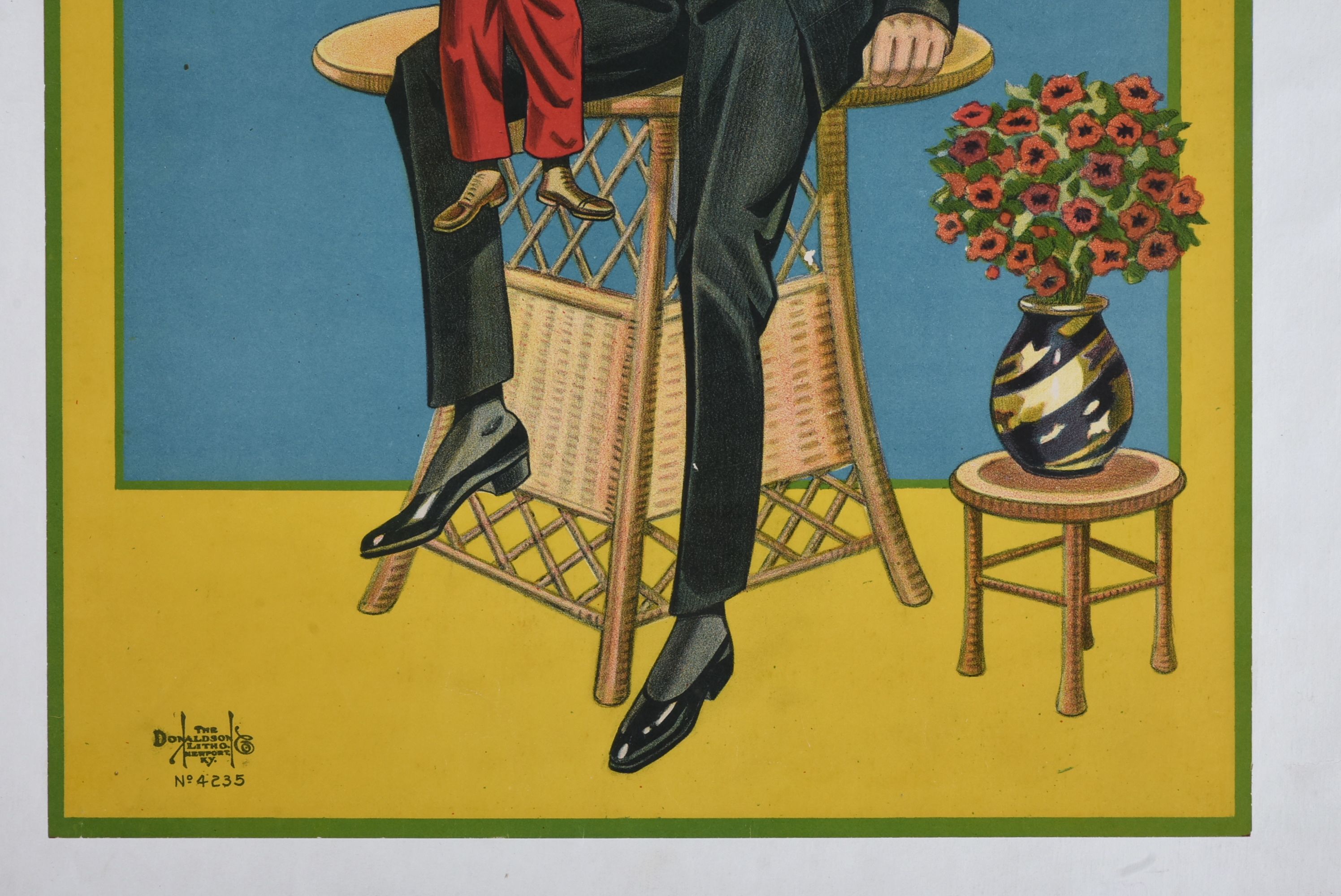 Antique 19th Century Ventriloquist Poster