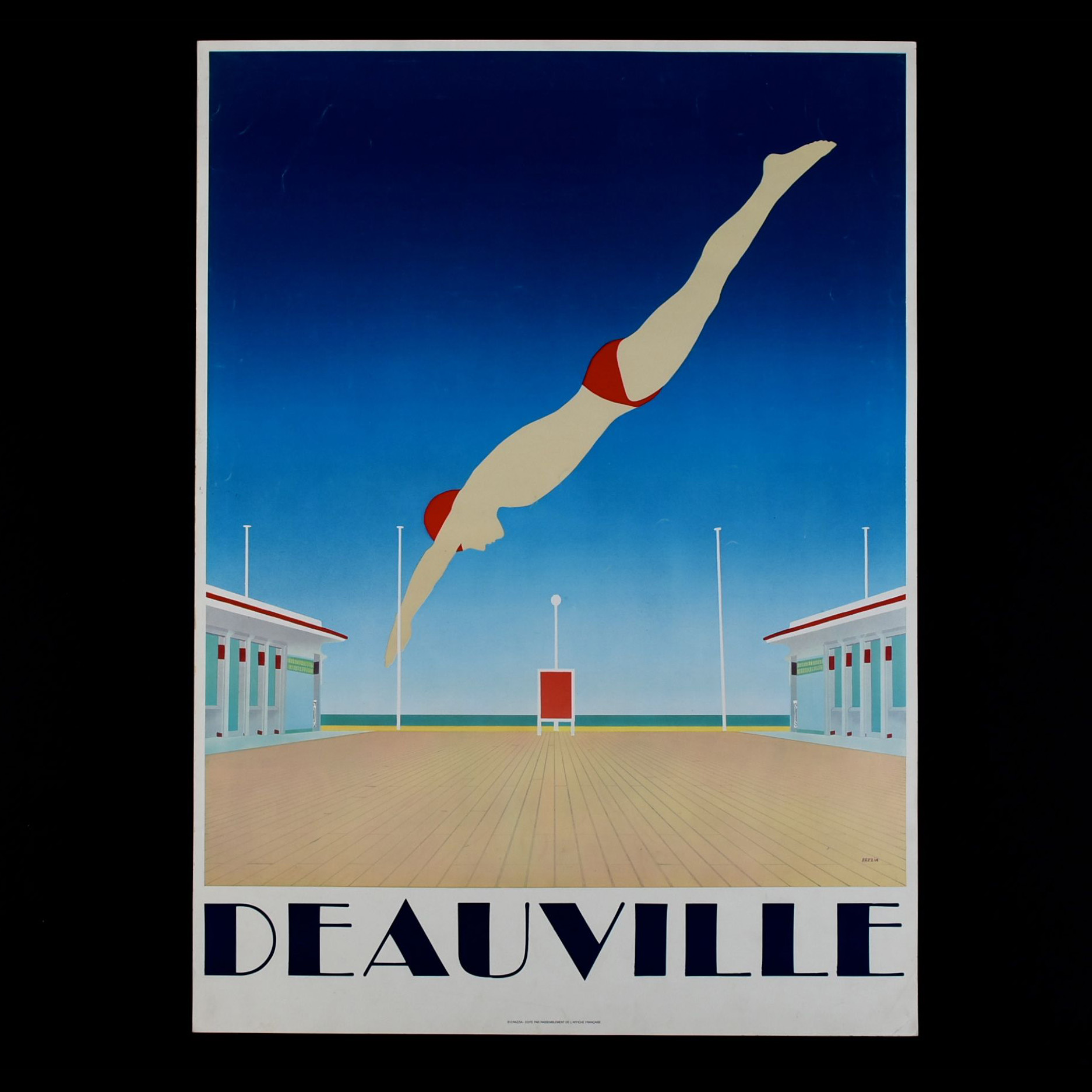 Vintage Razzia Poster "Deauville"