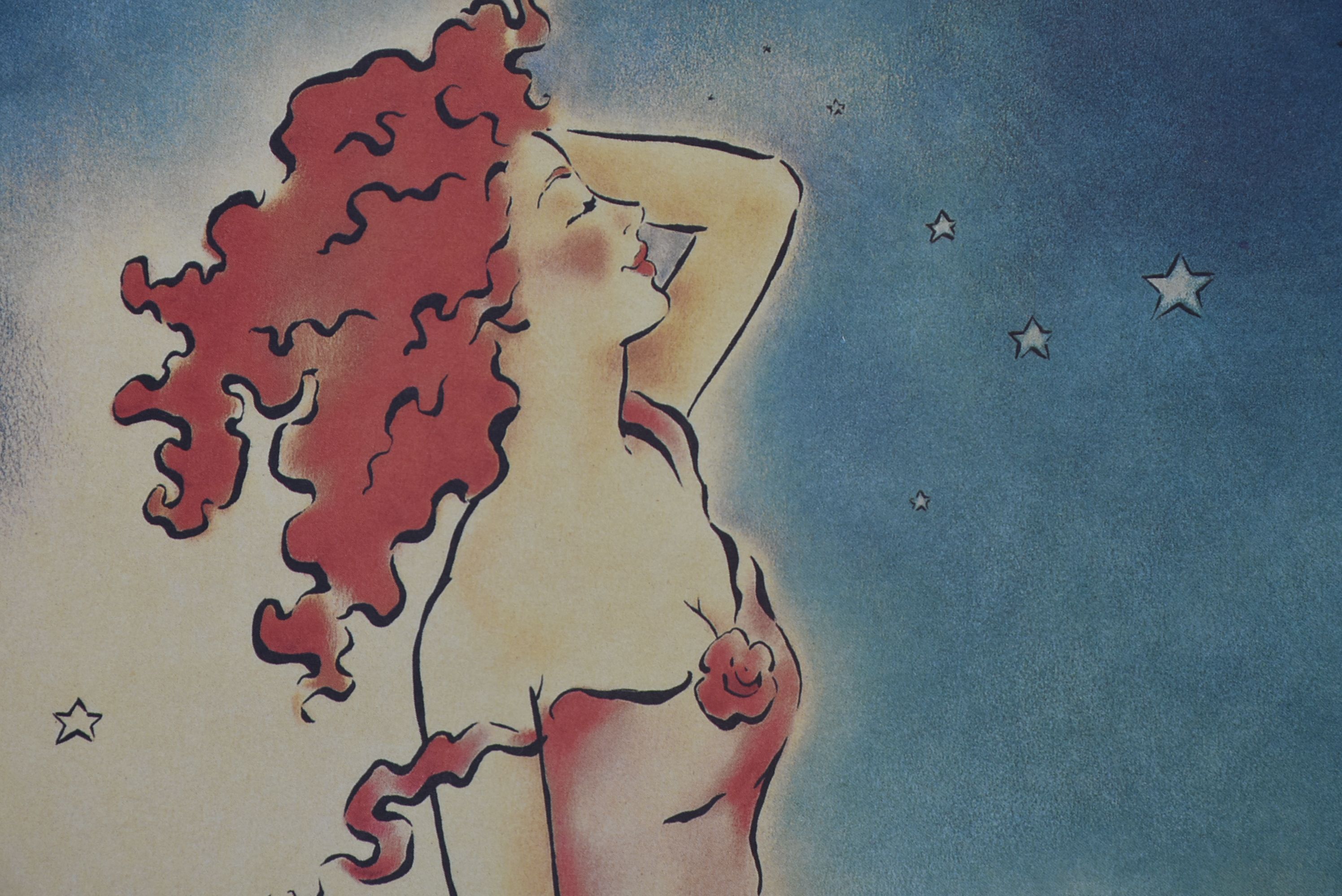 Pair of Vintage Moet & Chandon Champagne Promo Posters