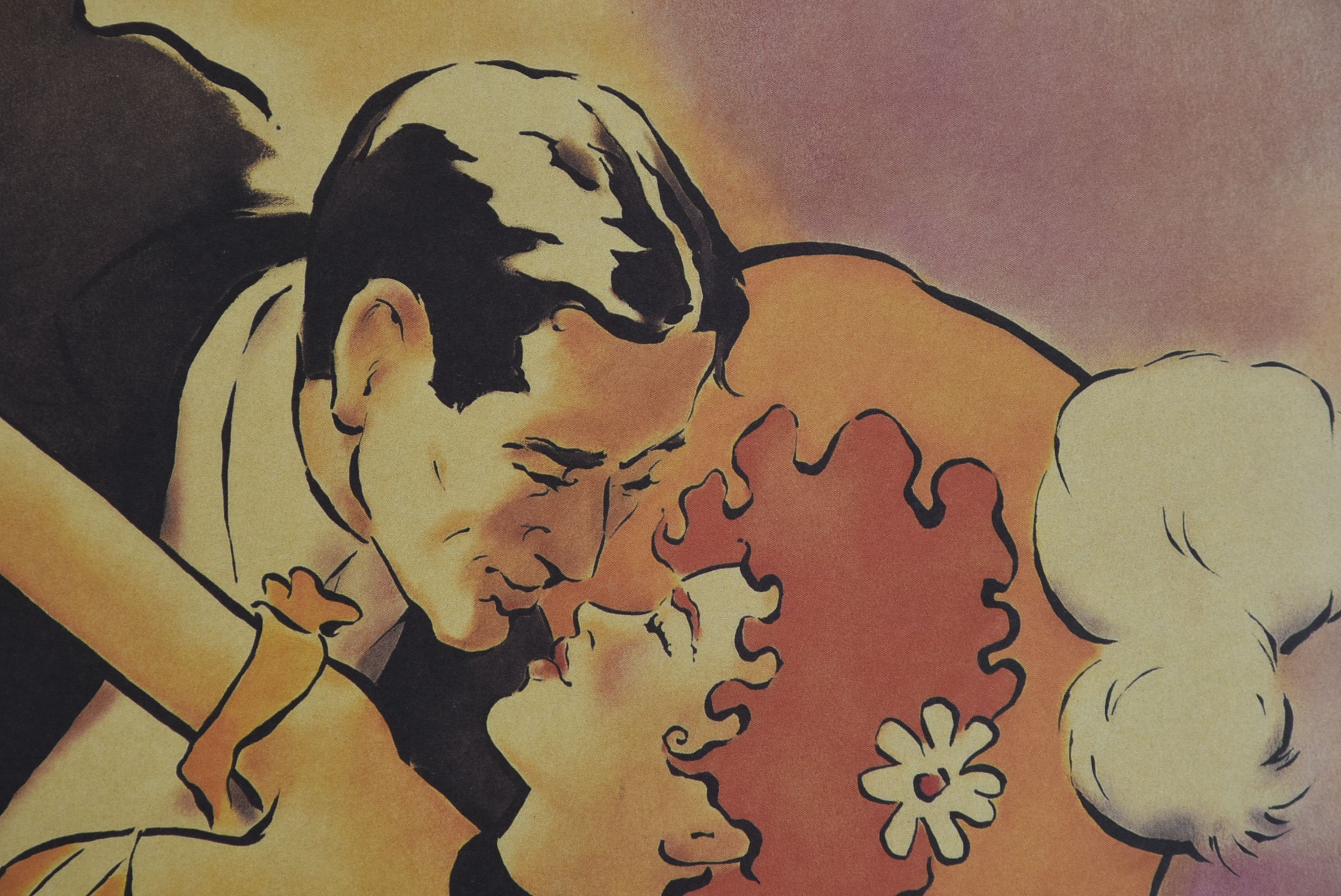 Pair of Vintage Moet & Chandon Champagne Promo Posters