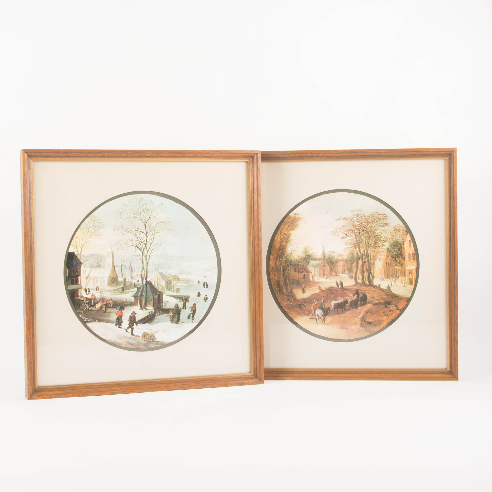 Pair of Framed Joos de Momper the Younger Prints
