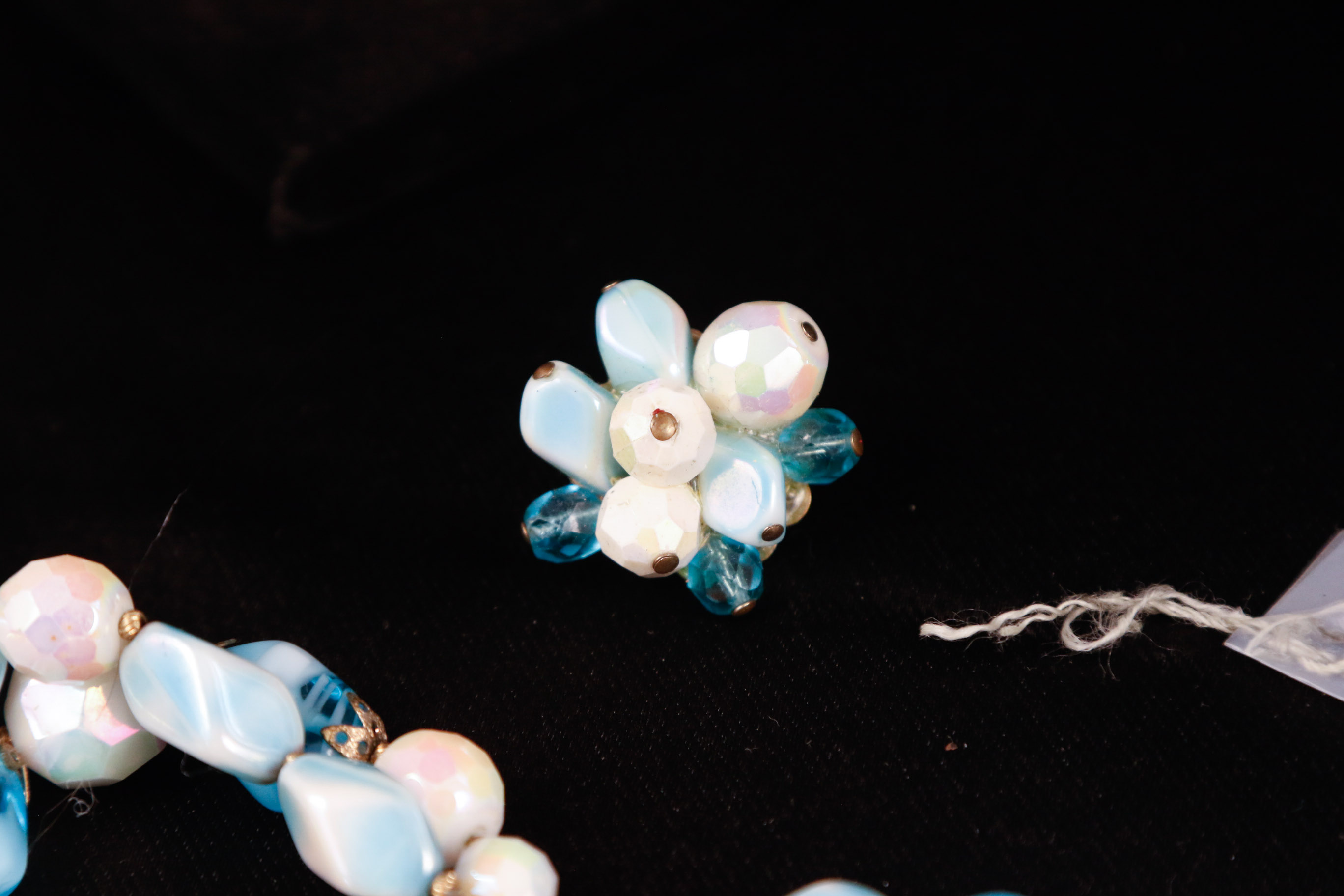 Faux Pearl and Givre Glass Bead Necklaces Collection