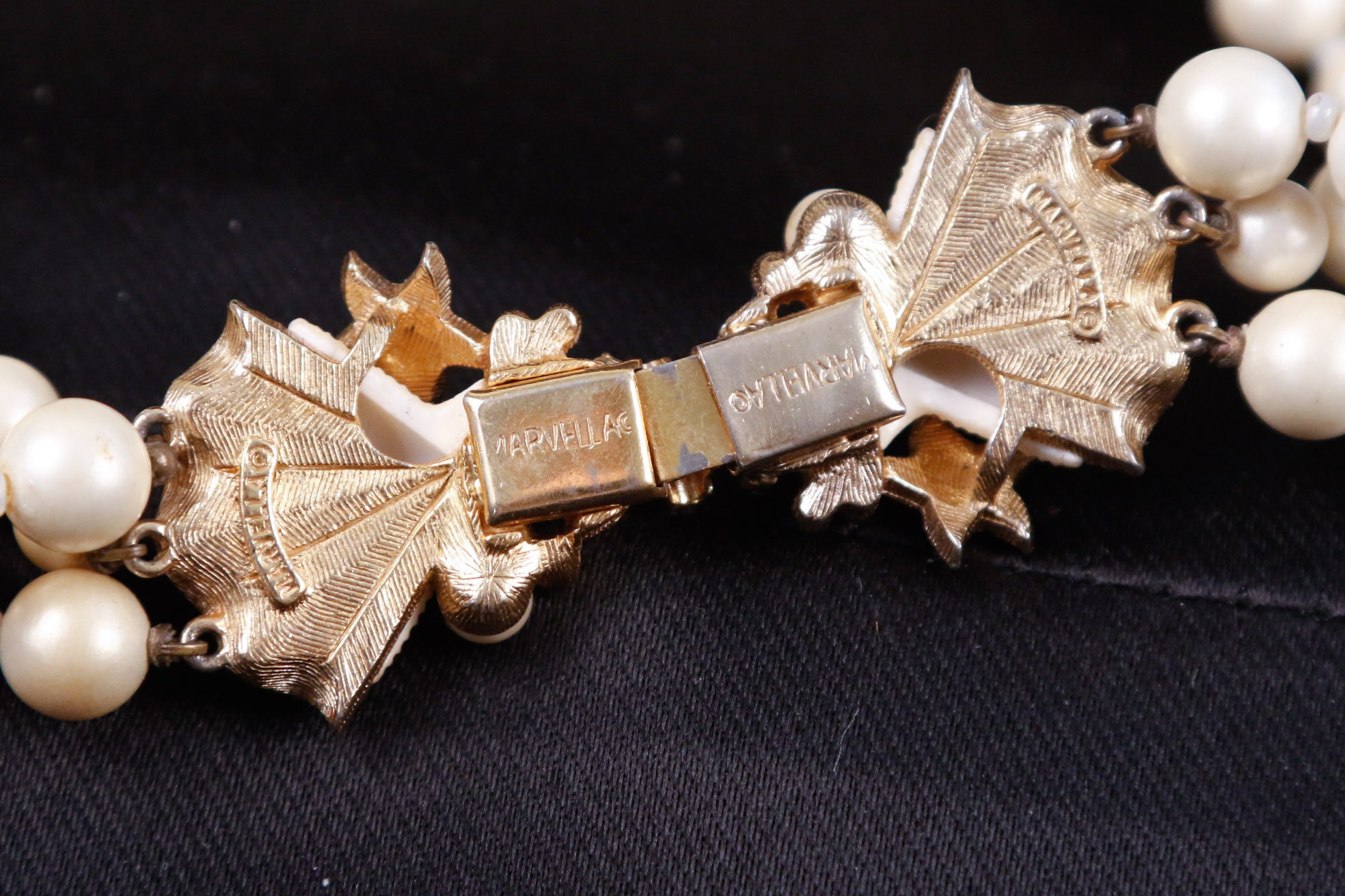 Faux Pearl and Givre Glass Bead Necklaces Collection