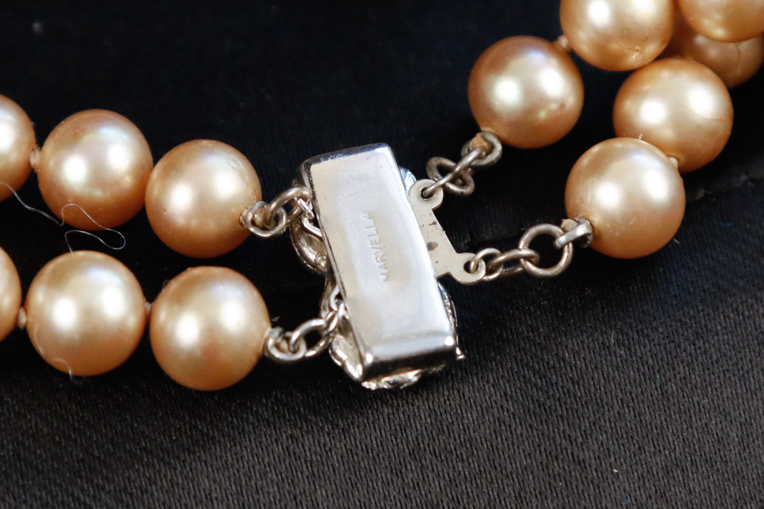 Faux Pearl and Givre Glass Bead Necklaces Collection