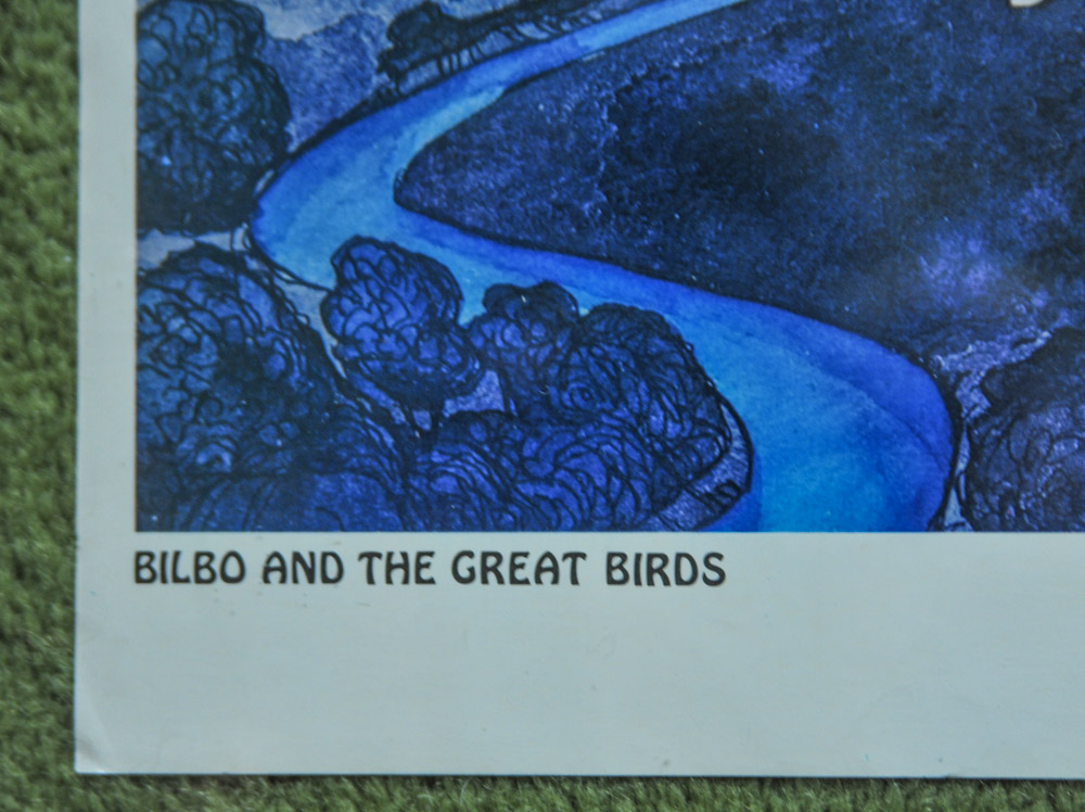 Vintage 1977 " The Hobbit: Bilbo and the Great Birds" Movie Poster