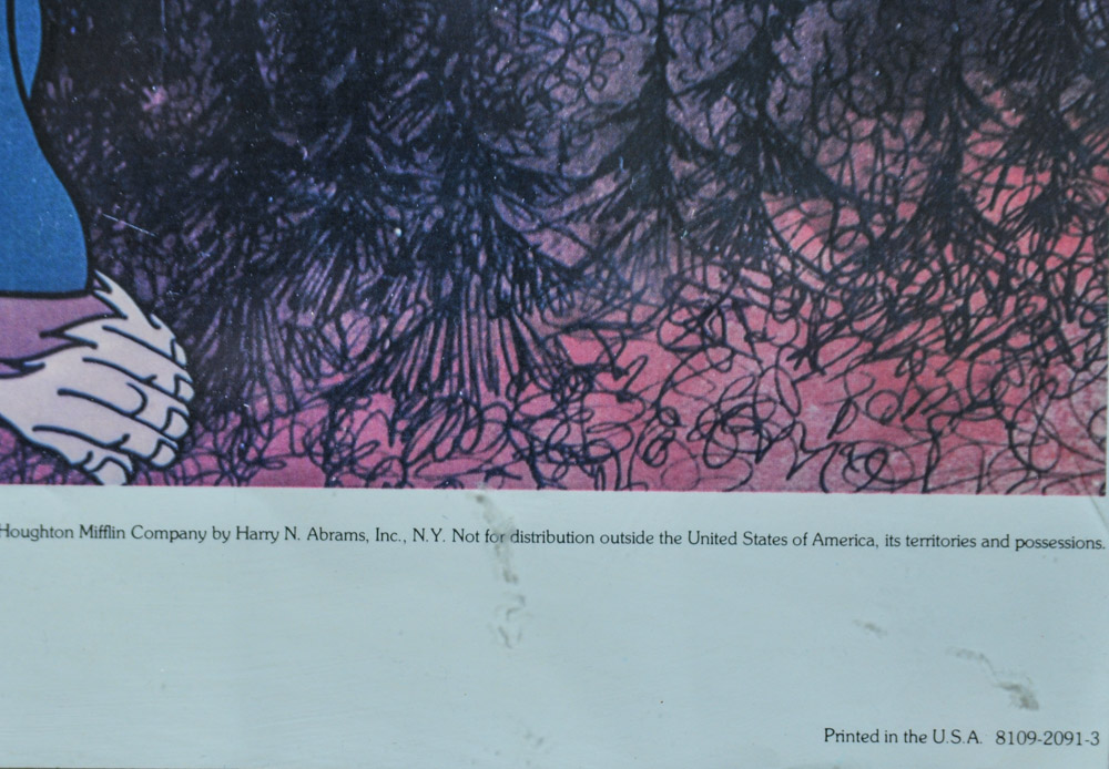 Vintage 1977 " The Hobbit: Bilbo and the Great Birds" Movie Poster