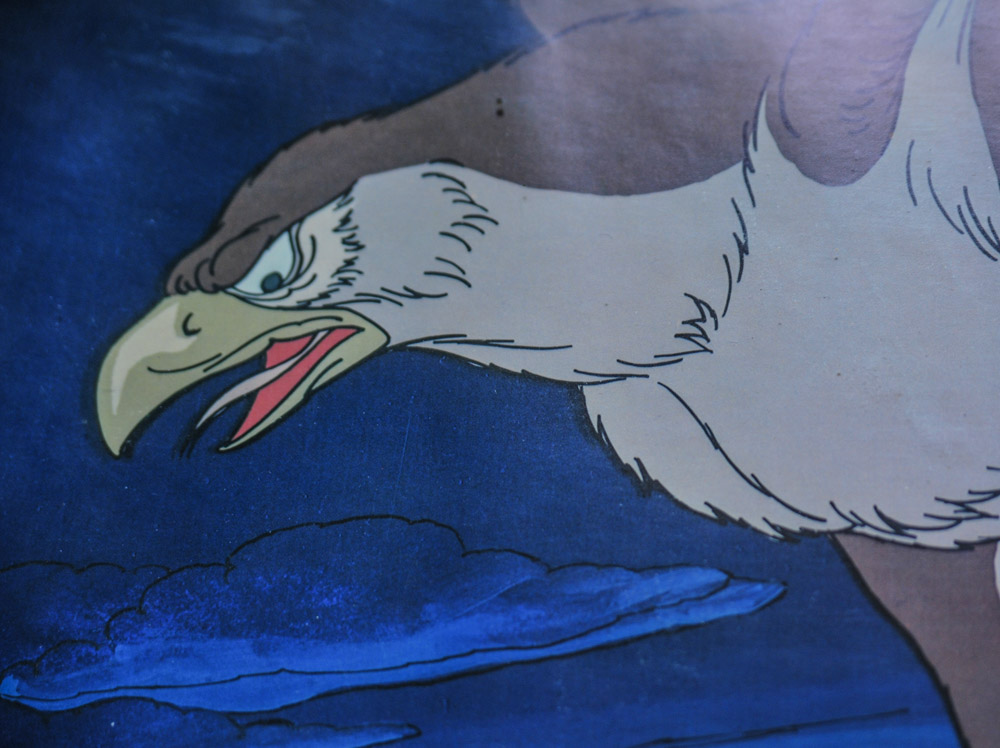 Vintage 1977 " The Hobbit: Bilbo and the Great Birds" Movie Poster