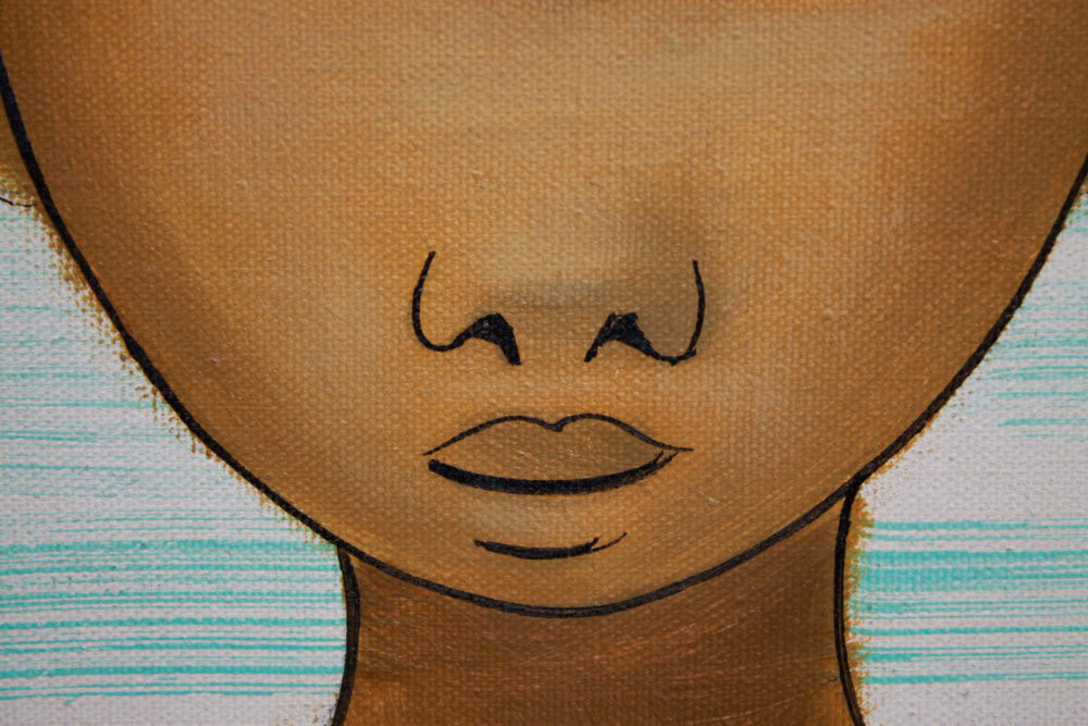 Original Carlo Carando Painting of Boy at Docks