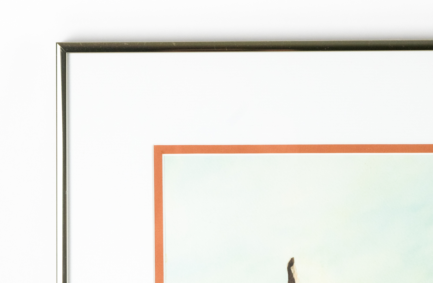 Shelley Wilson Original Watercolor Depicting A Pueblo