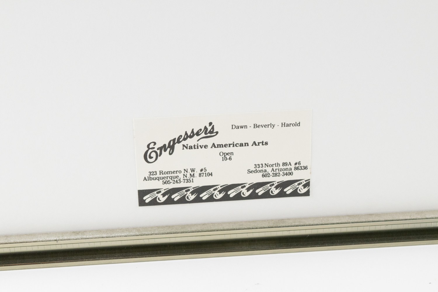 Shelley Wilson Original Watercolor Depicting A Pueblo