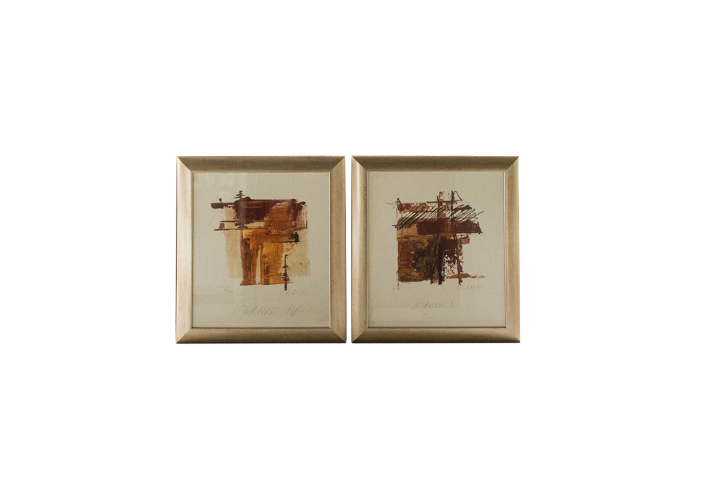 Pair of Limited Signed Prints by R. Crespi