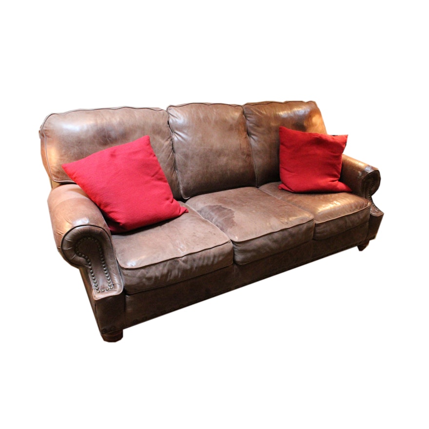 Leather Flexsteel Sofa