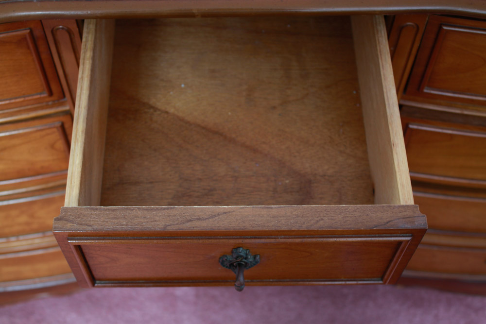 Vintage Dixie Furniture Dresser with Mirror