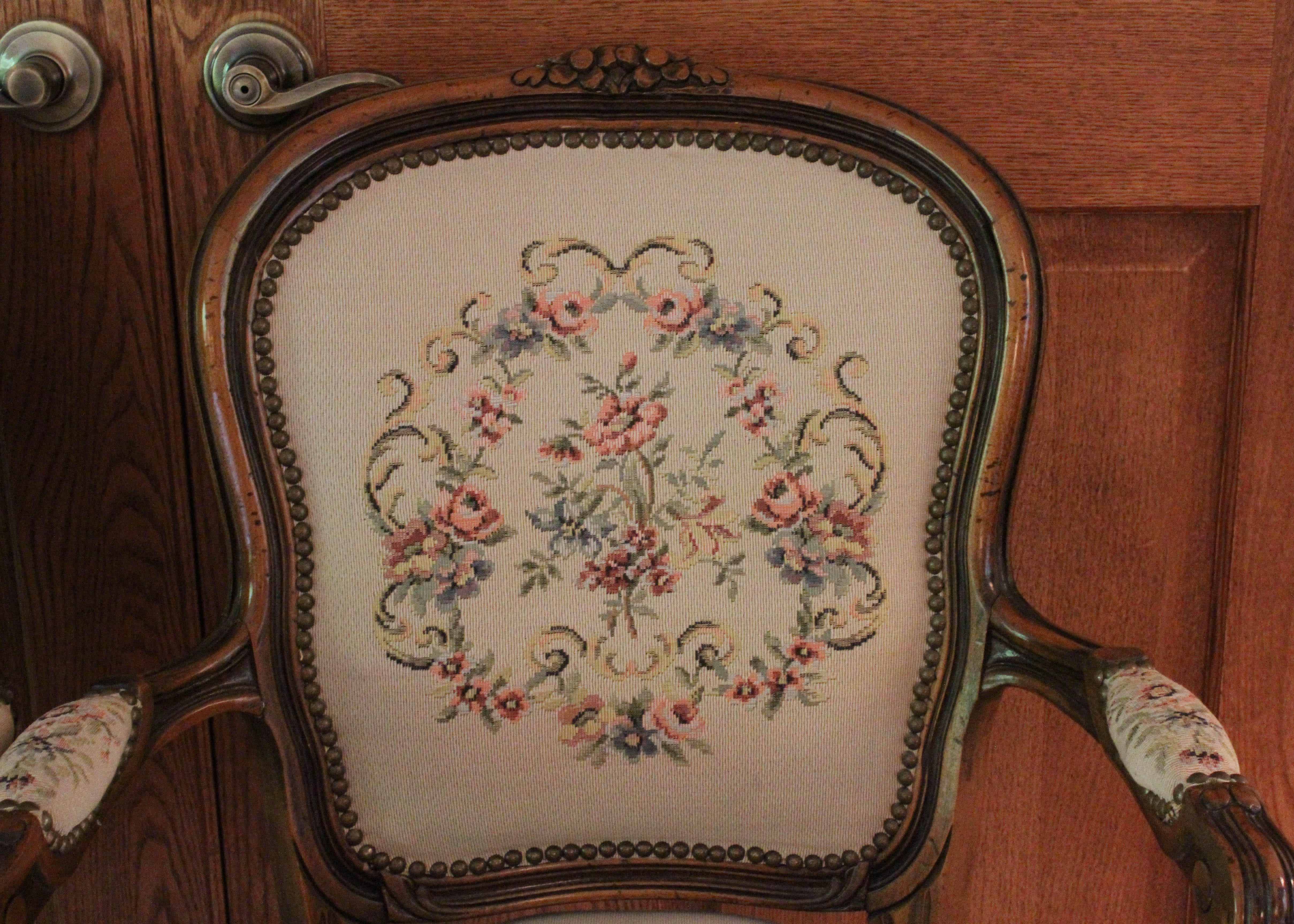 Pair of Louis XVI Style Armchairs