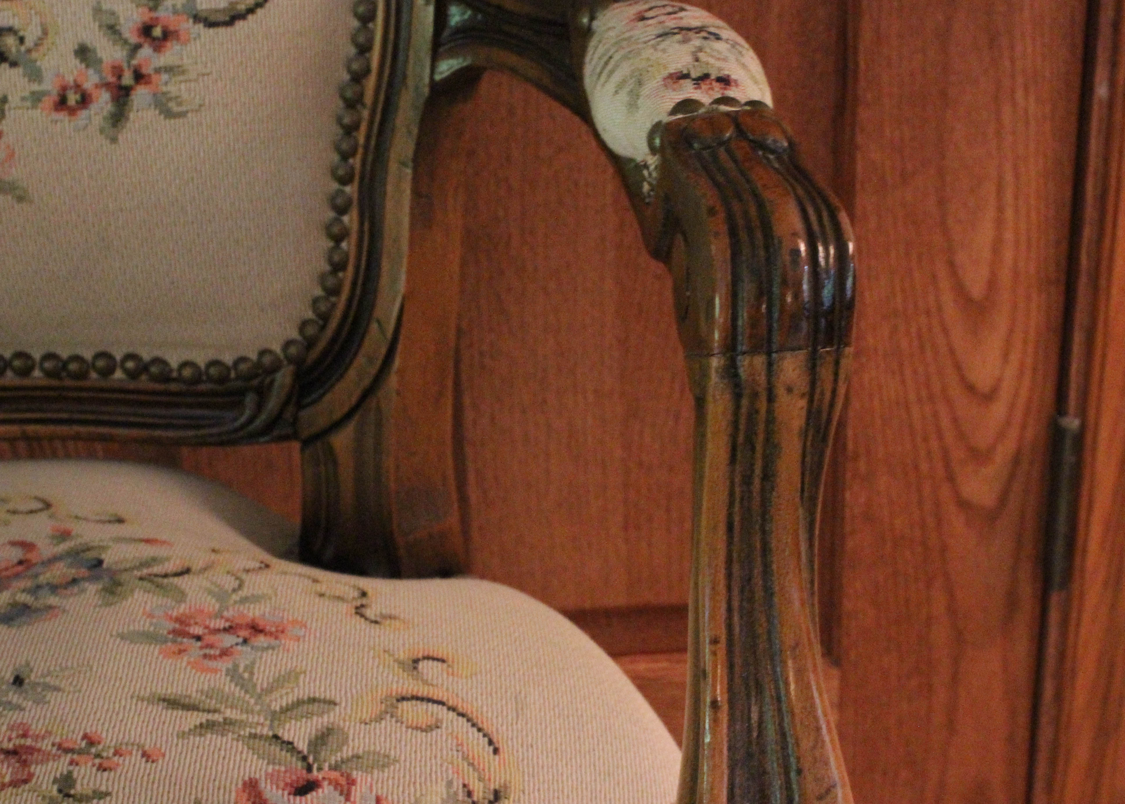 Pair of Louis XVI Style Armchairs