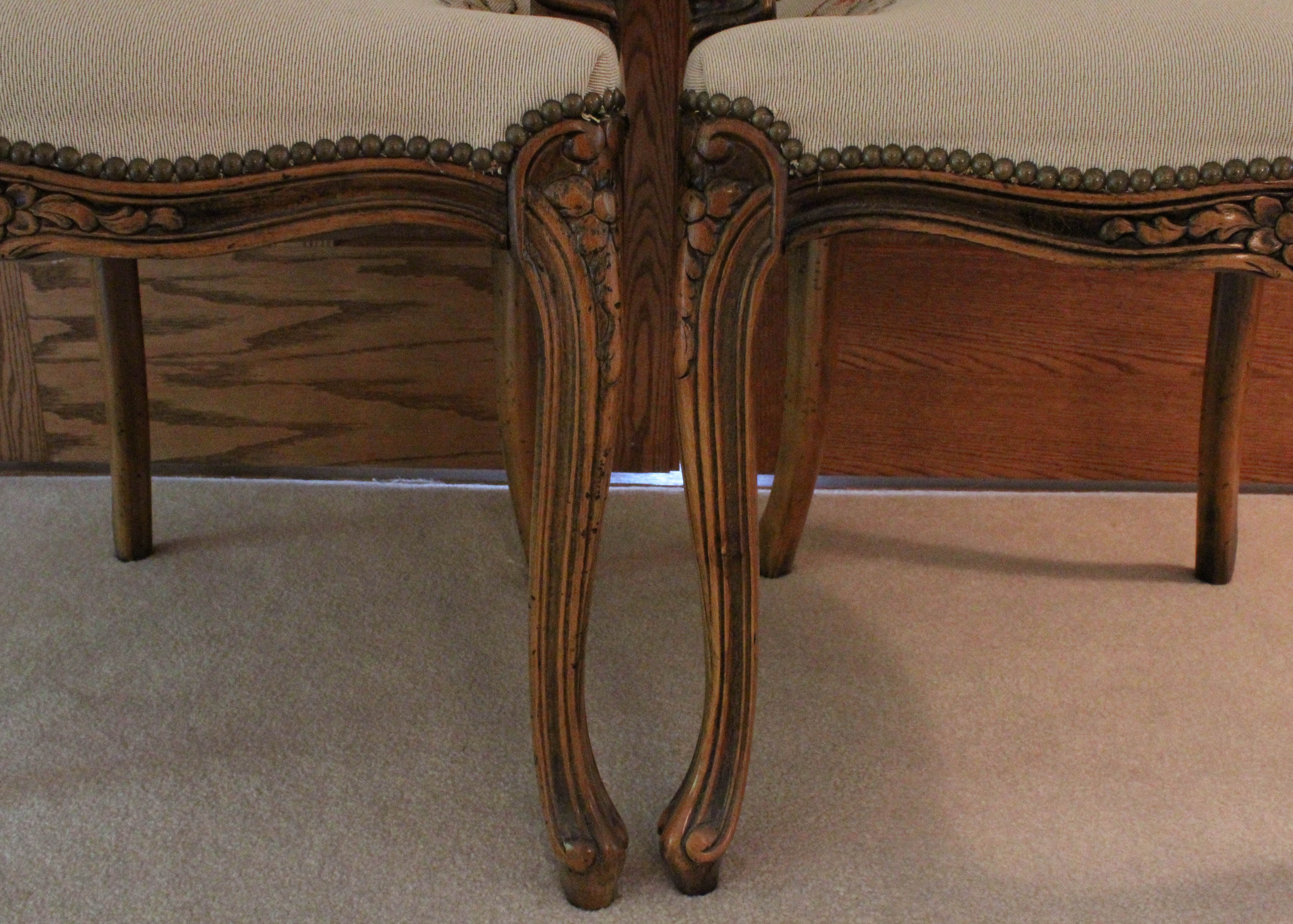 Pair of Louis XVI Style Armchairs