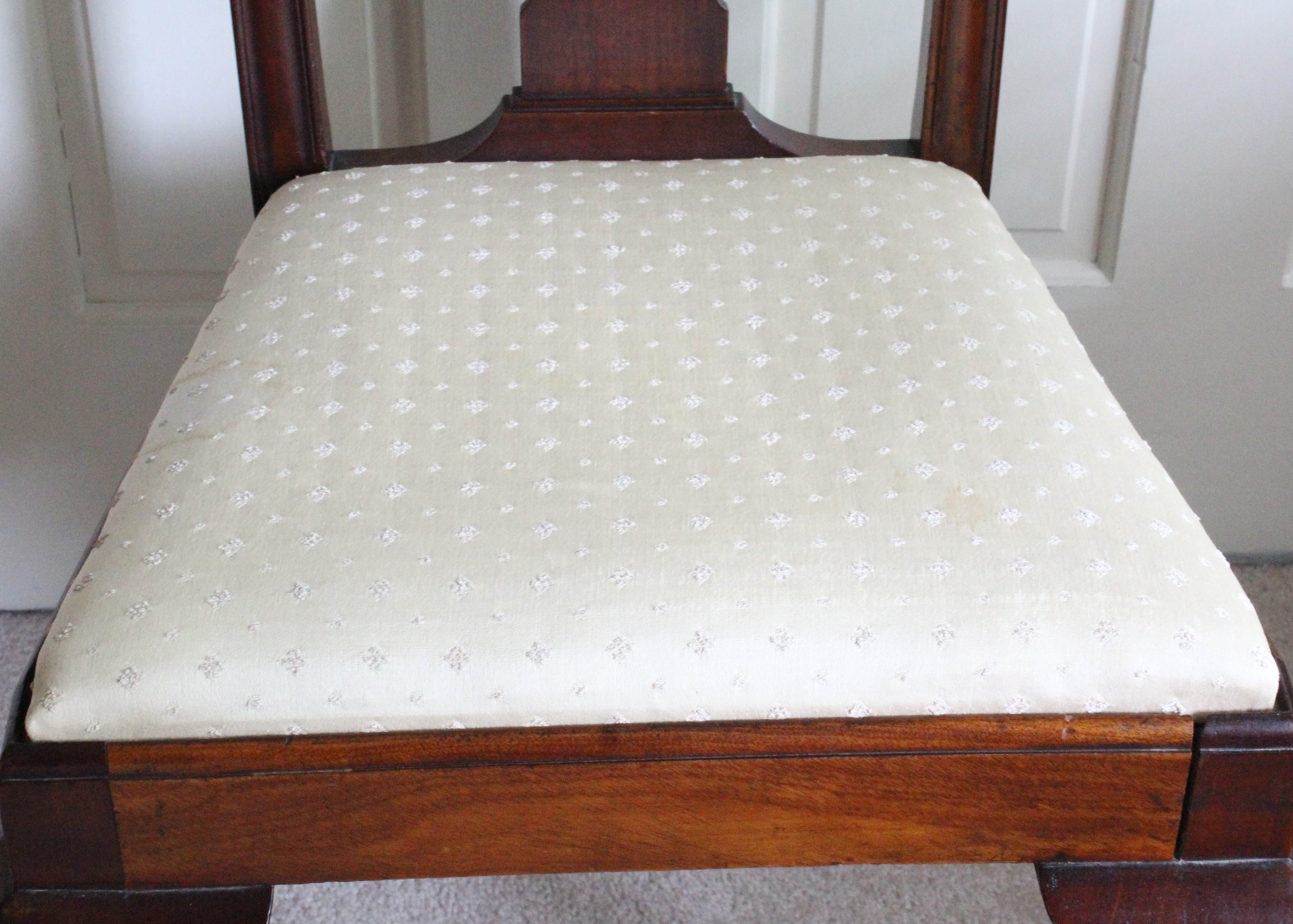 Vintage Chippendale Style Mahogany Side Chair