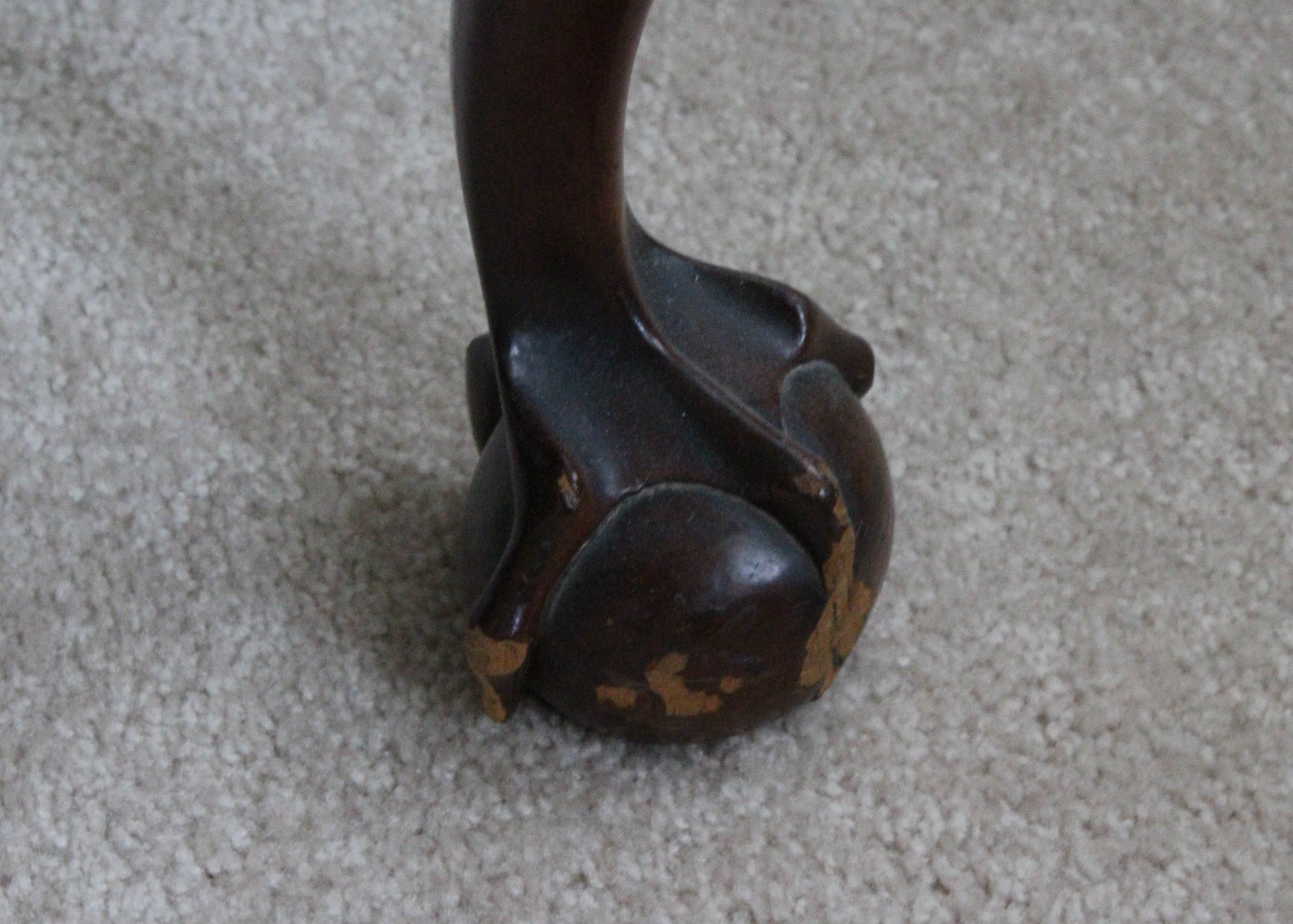 Vintage Chippendale Style Mahogany Side Chair