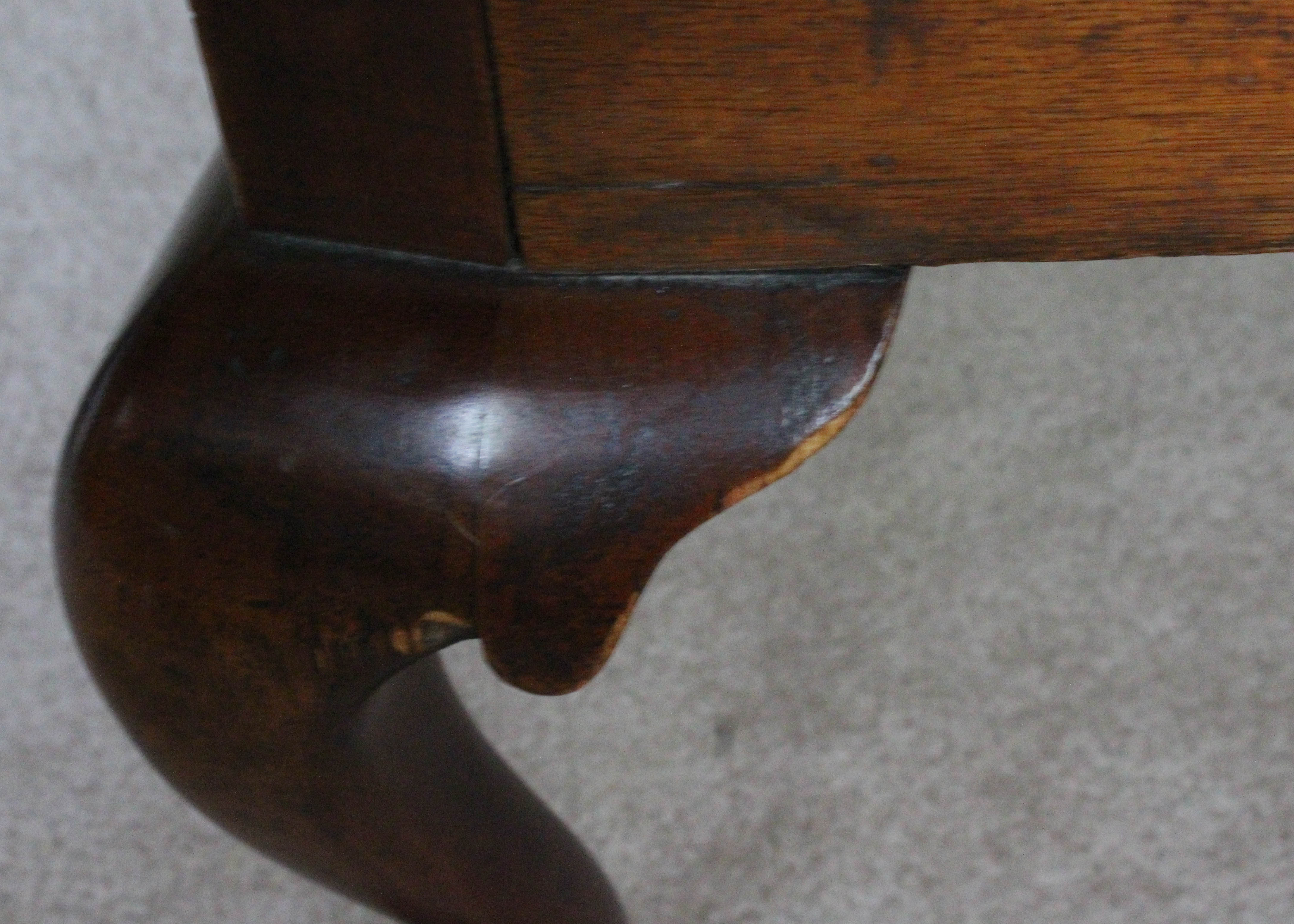 Vintage Chippendale Style Mahogany Side Chair