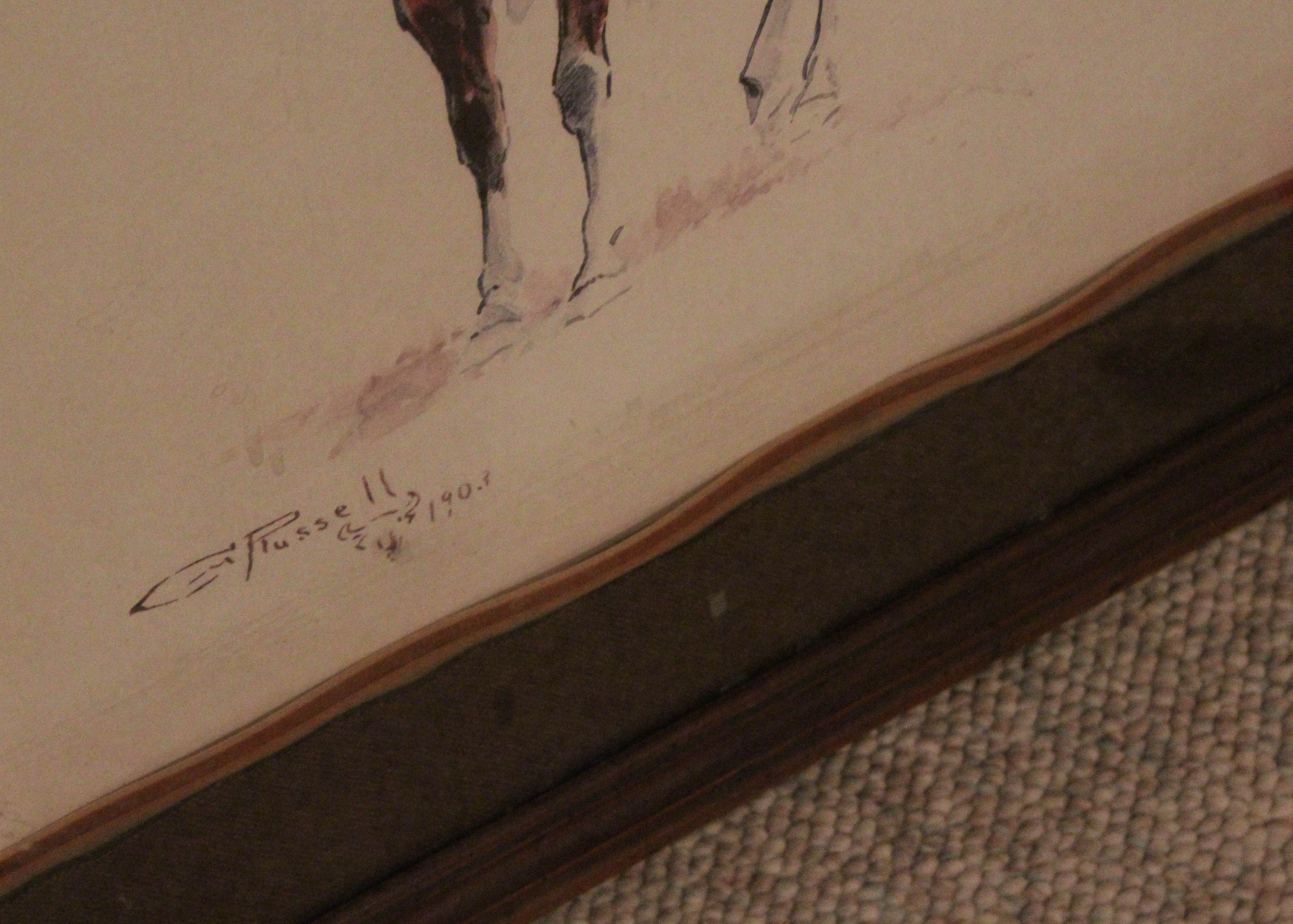 Pair of Framed Offset Lithographs of Native Americans