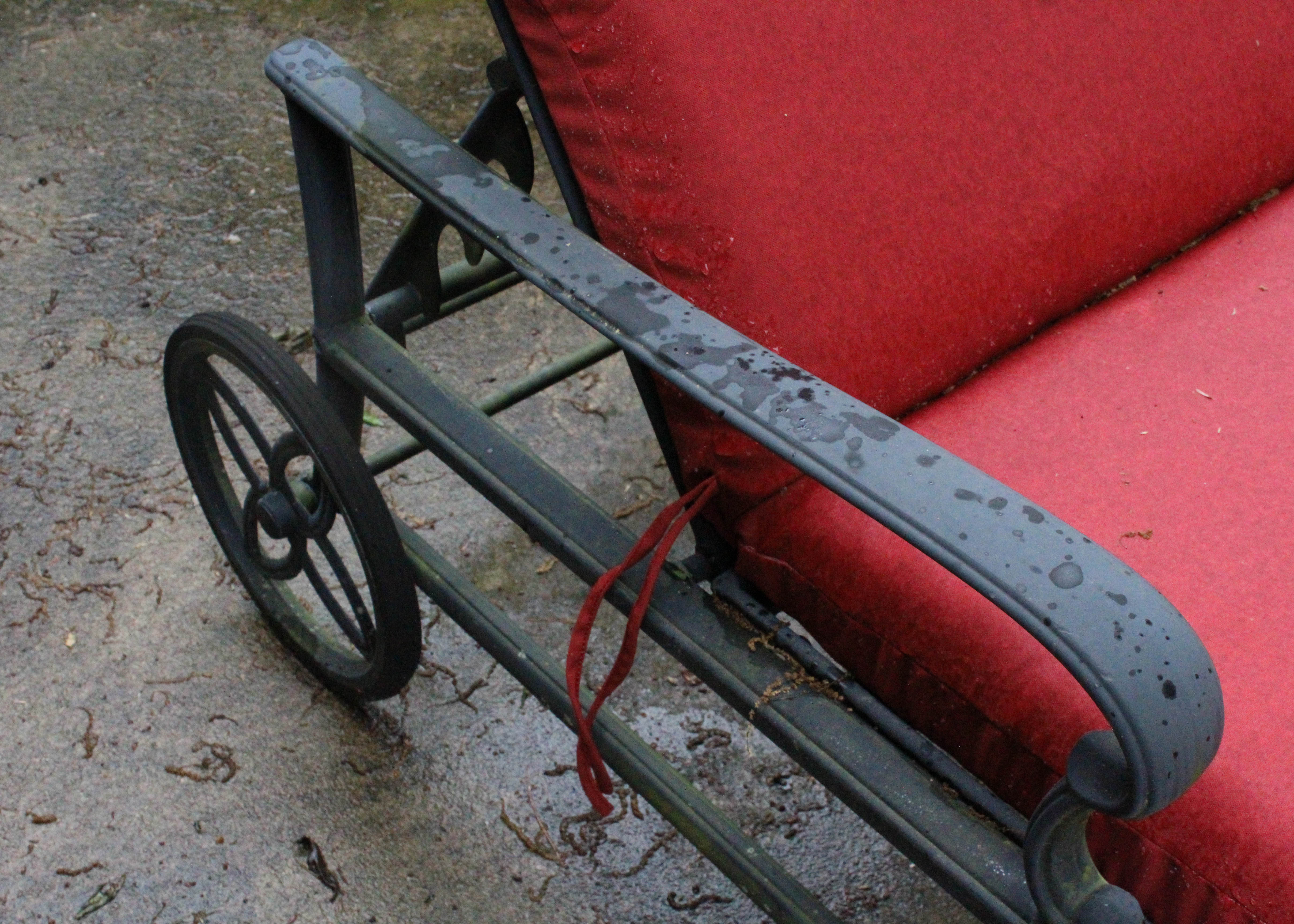 Metal Patio Chaise Lounge Chair