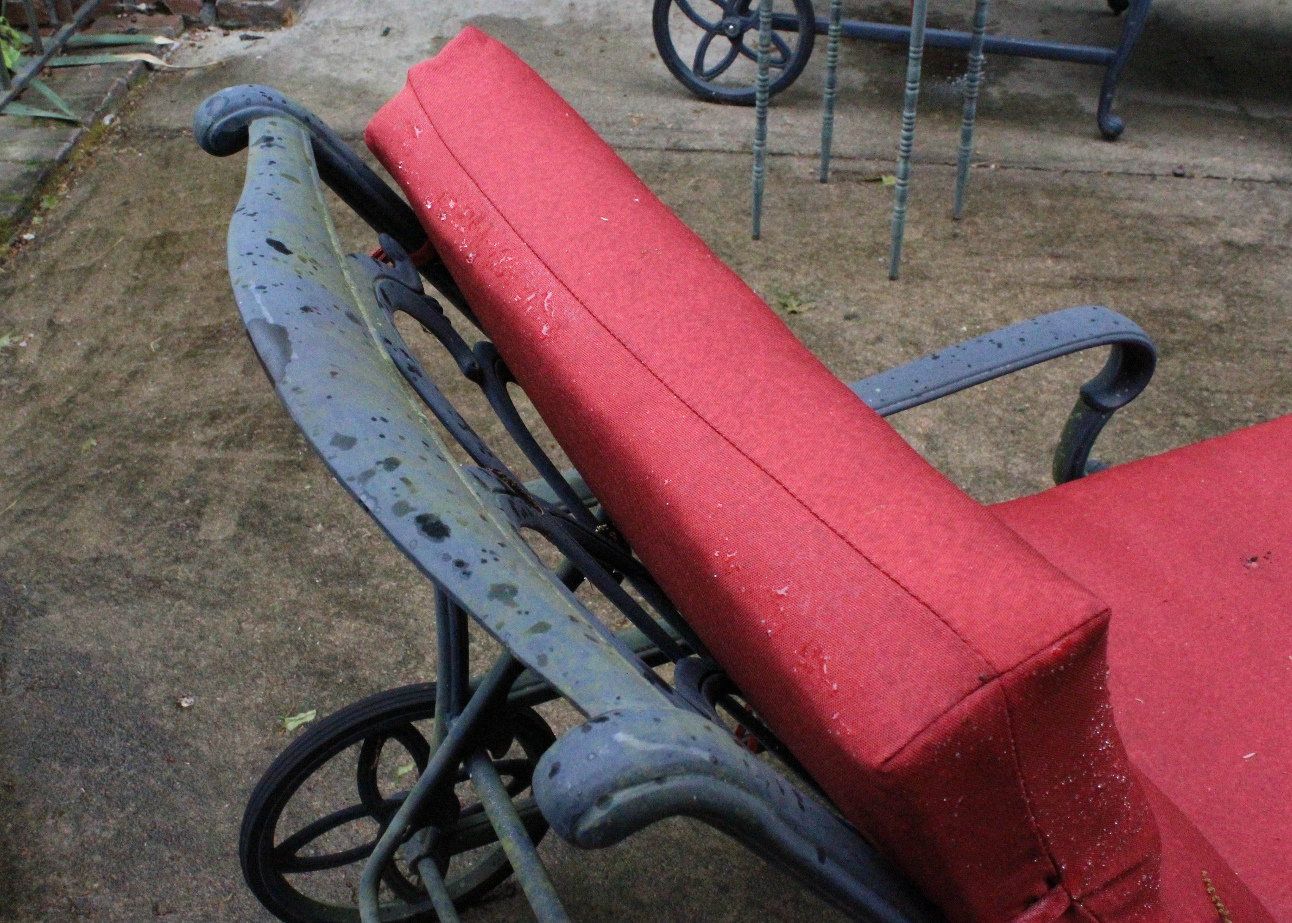 Metal Patio Chaise Lounge Chair