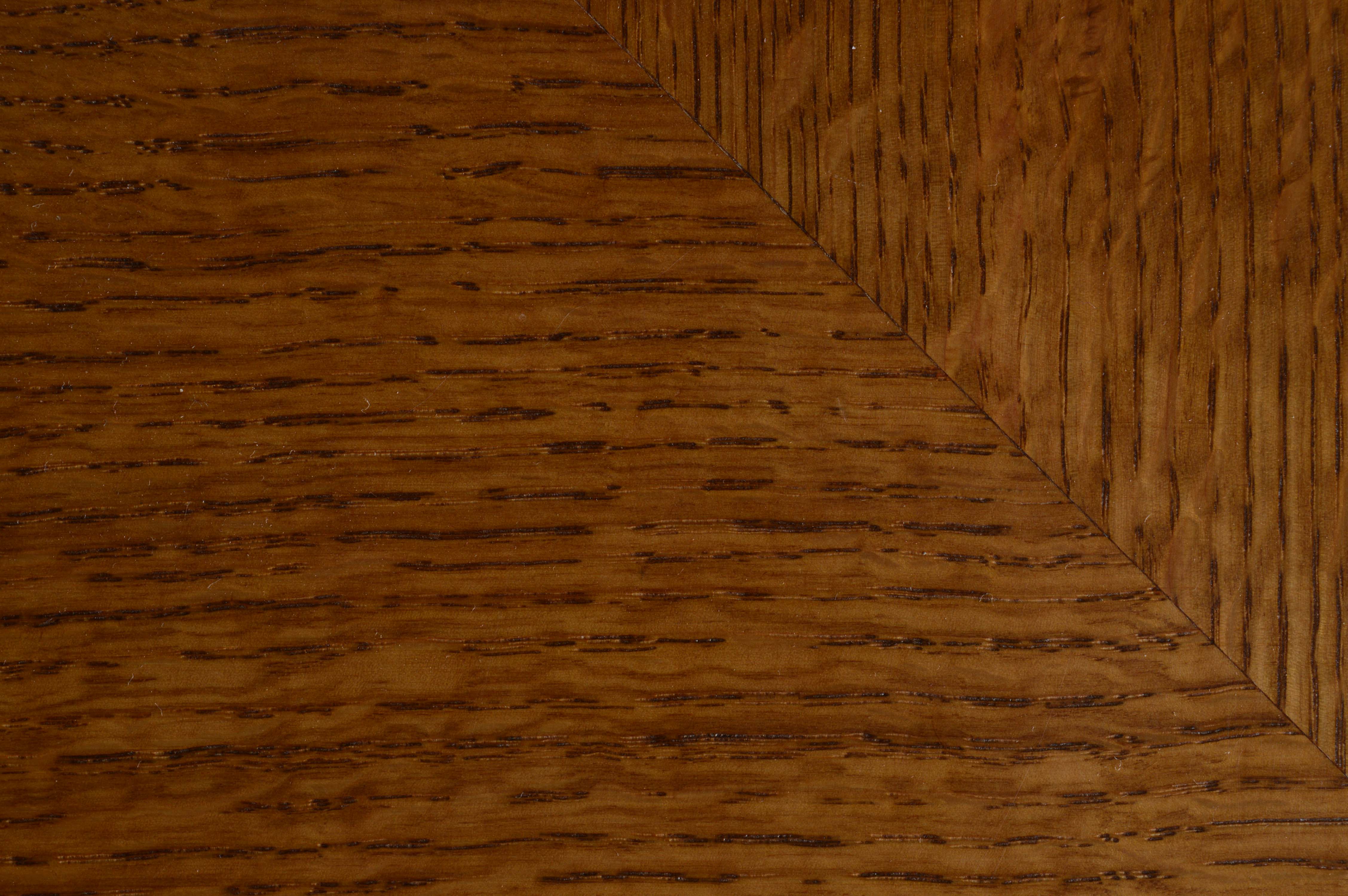 Stickley Tiger Oak Wood Framed Modern Sofa