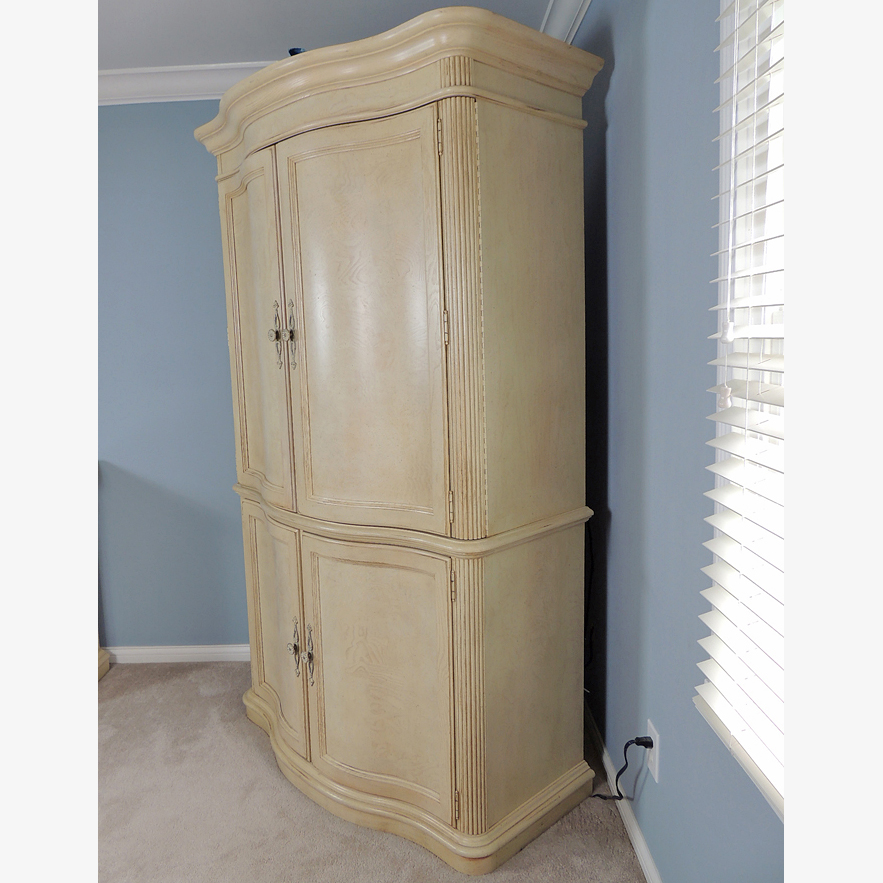 Sophia Bowfront Armoire by Stanley Furniture